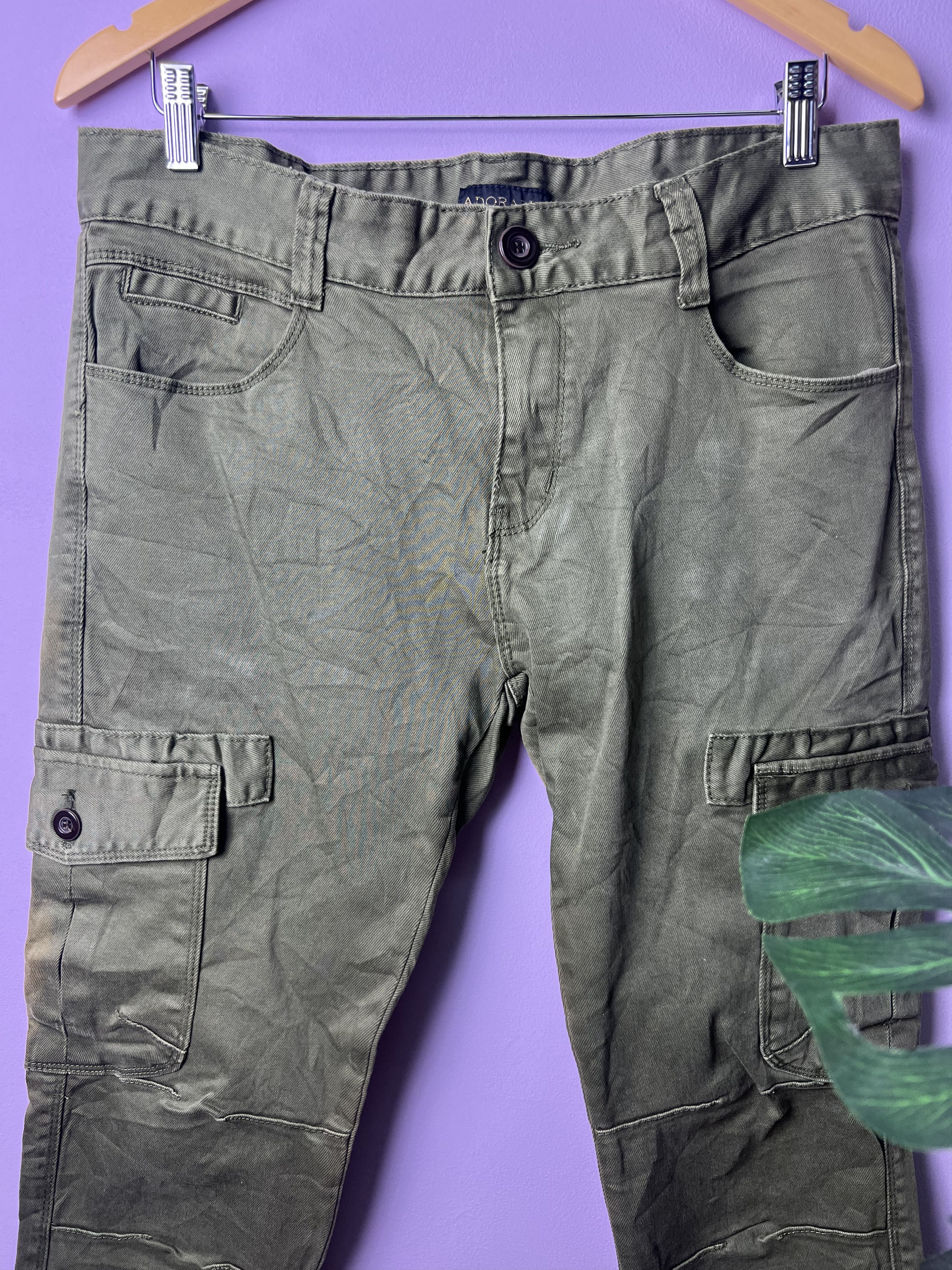 Japanese Brand 🔥Sun Faded Rare Adorable Tactical Cargo Pants Size US 34 / EU 50 - 4 Thumbnail