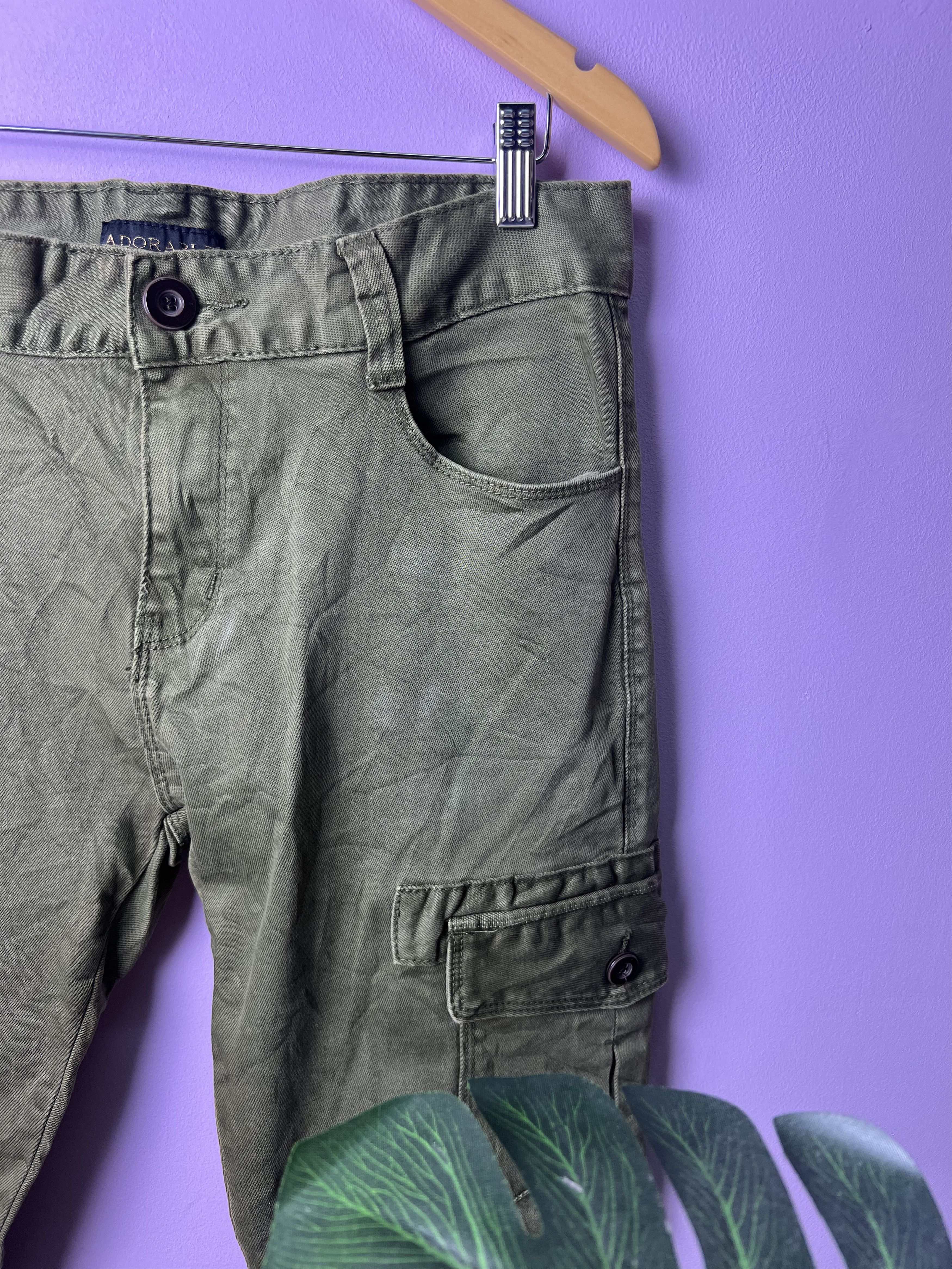 Japanese Brand 🔥Sun Faded Rare Adorable Tactical Cargo Pants Size US 34 / EU 50 - 7 Thumbnail