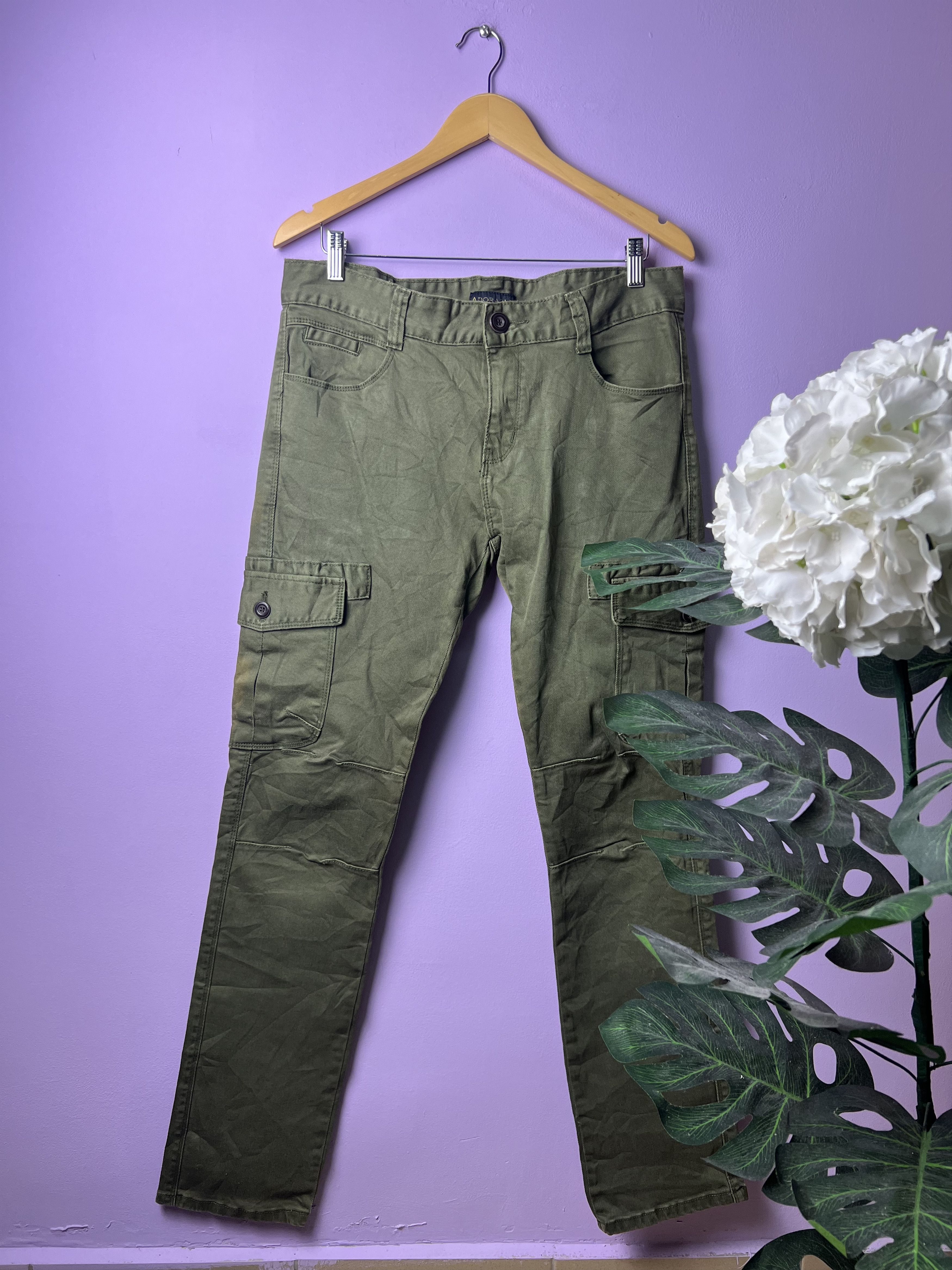Japanese Brand 🔥Sun Faded Rare Adorable Tactical Cargo Pants Size US 34 / EU 50 - 1 Thumbnail