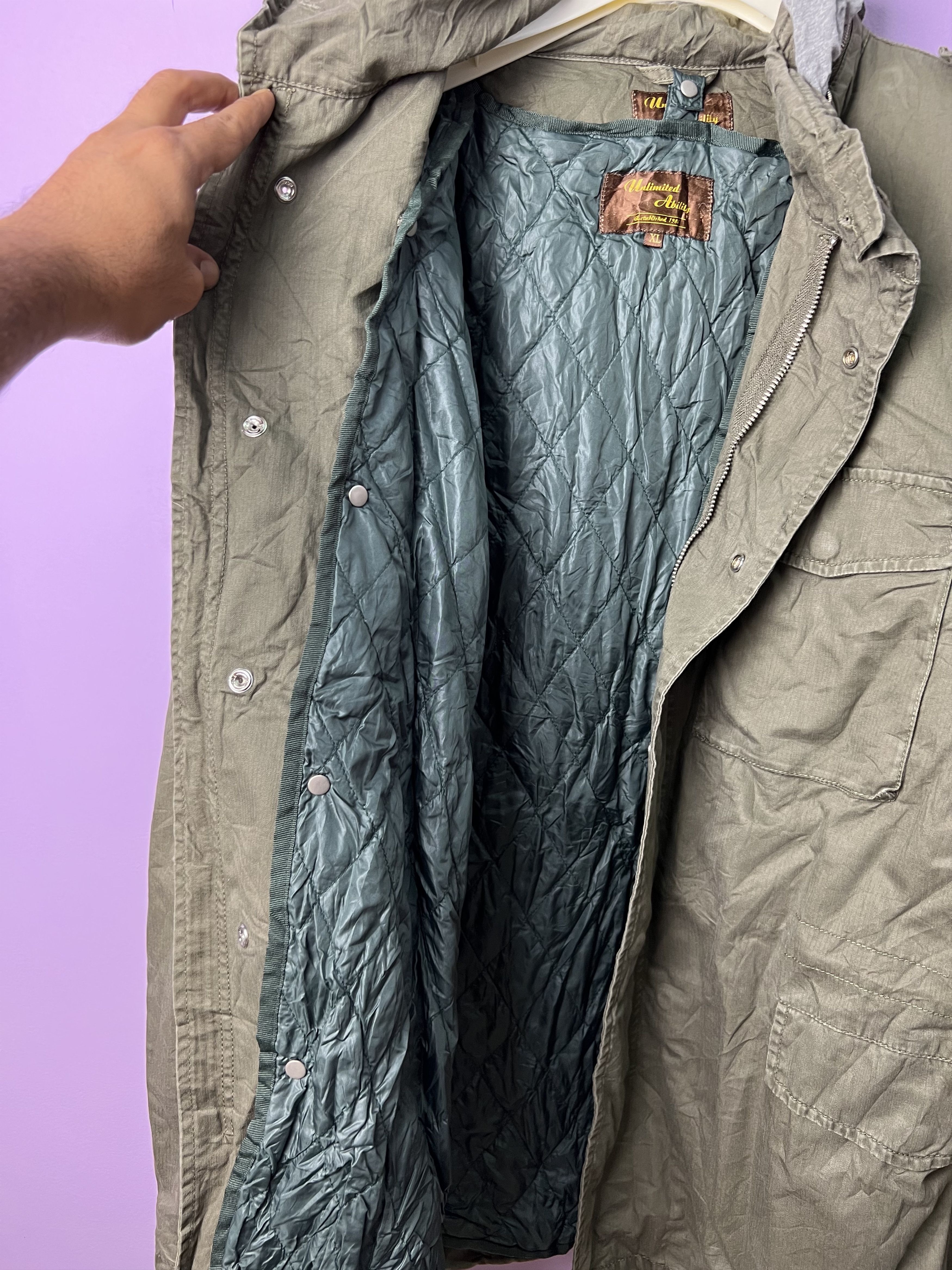 Japanese Brand 🔥Unlimited Ability Hunting Quilted Jackets Size US M / EU 48-50 / 2 - 12 Thumbnail