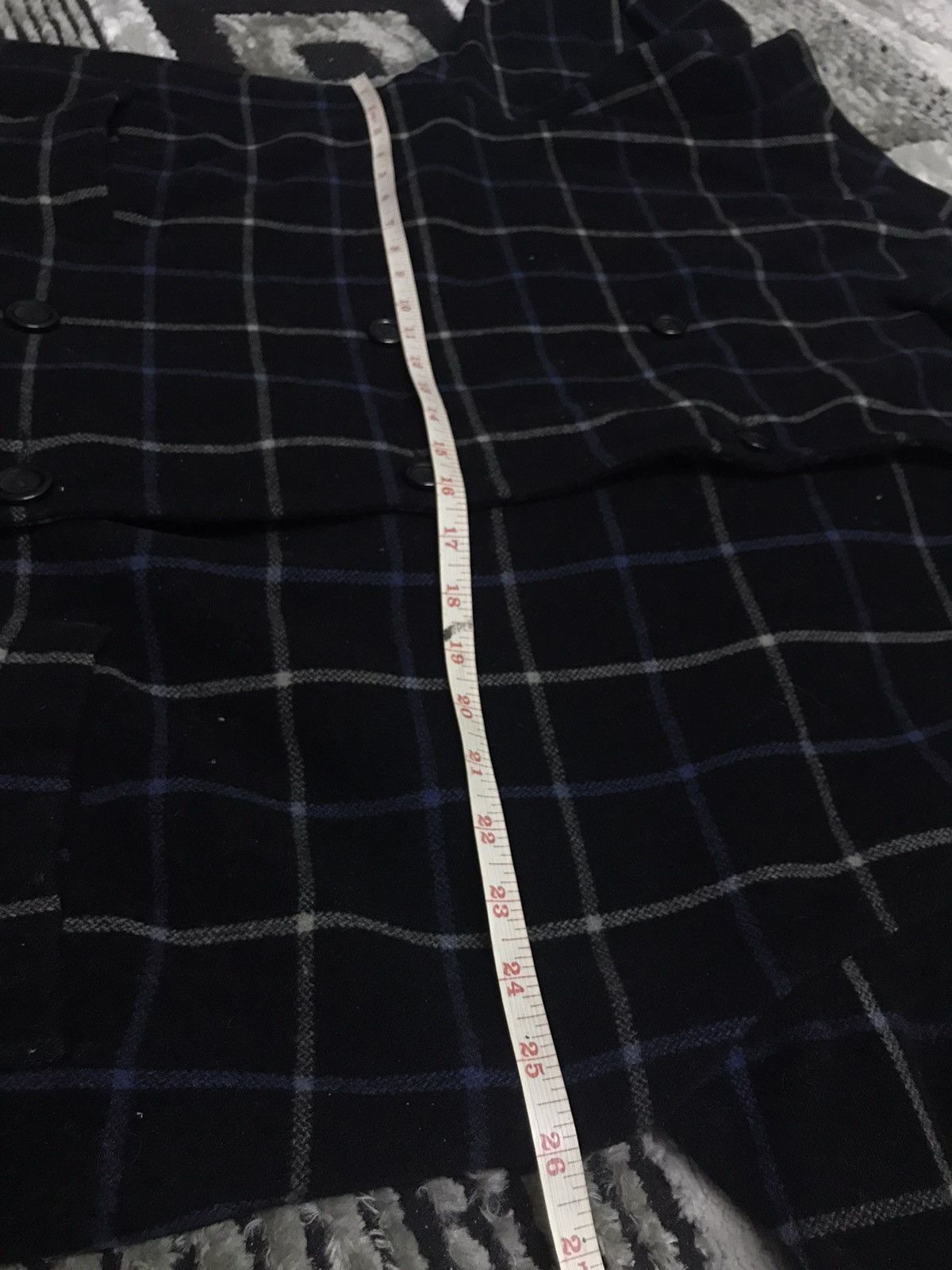 Versace Versace jean couture tartan over coat Size US L / EU 52-54 / 3 - 6 Thumbnail