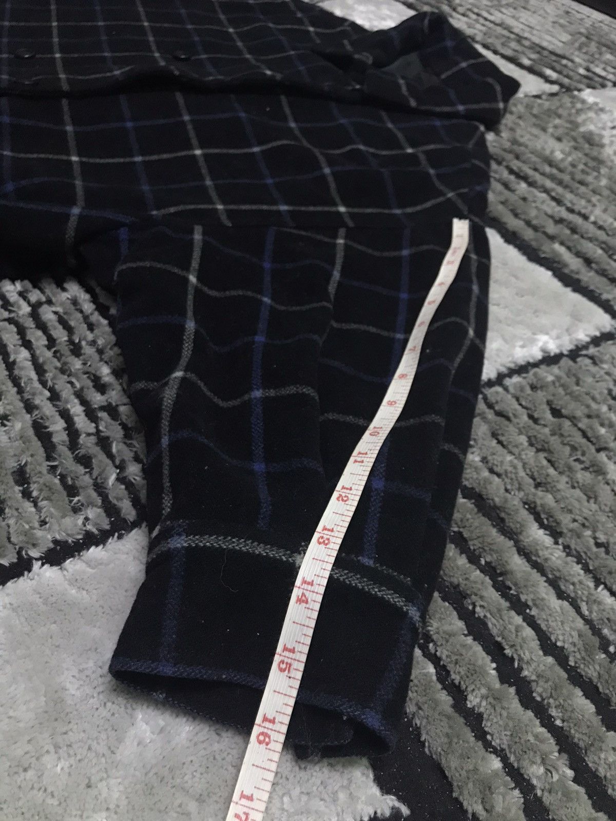 Versace Versace jean couture tartan over coat Size US L / EU 52-54 / 3 - 9 Thumbnail