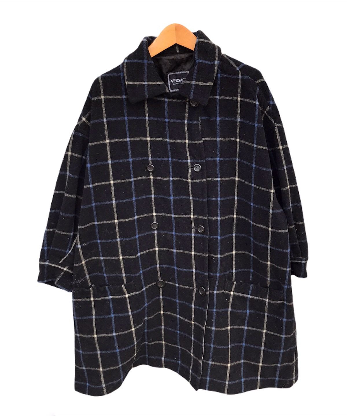 Versace Versace jean couture tartan over coat Size US L / EU 52-54 / 3 - 1 Thumbnail