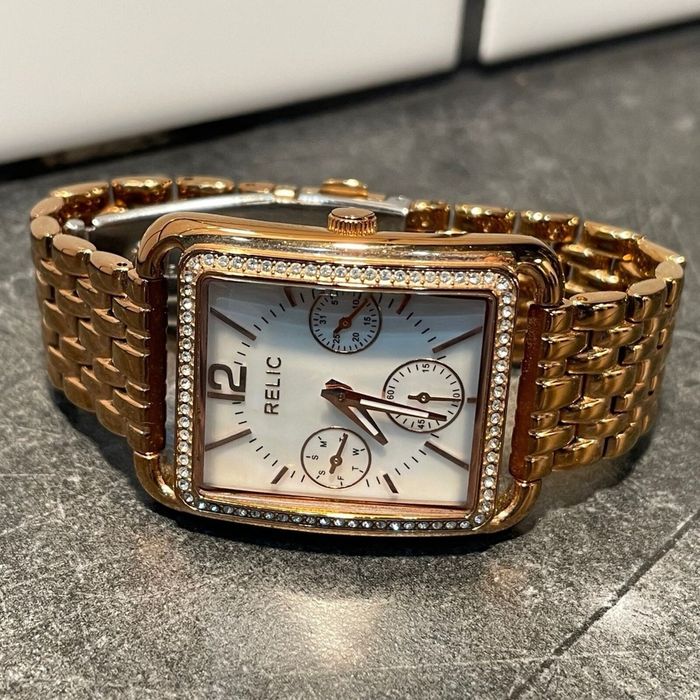 Relic Ladies Rose Gold Relic Watch - New Battery | Grailed