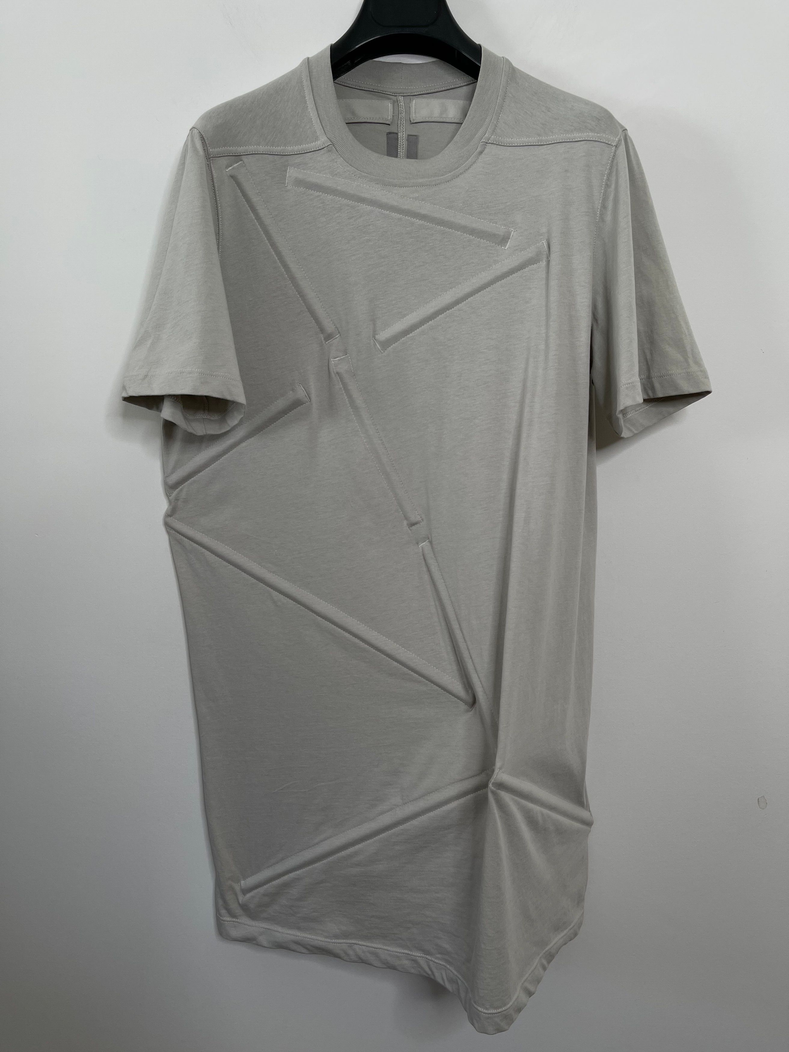 Pre-owned Rick Owens Xs - Runway Loose Fit Rod Oyster Level T Shirt - Ss19 Babel
