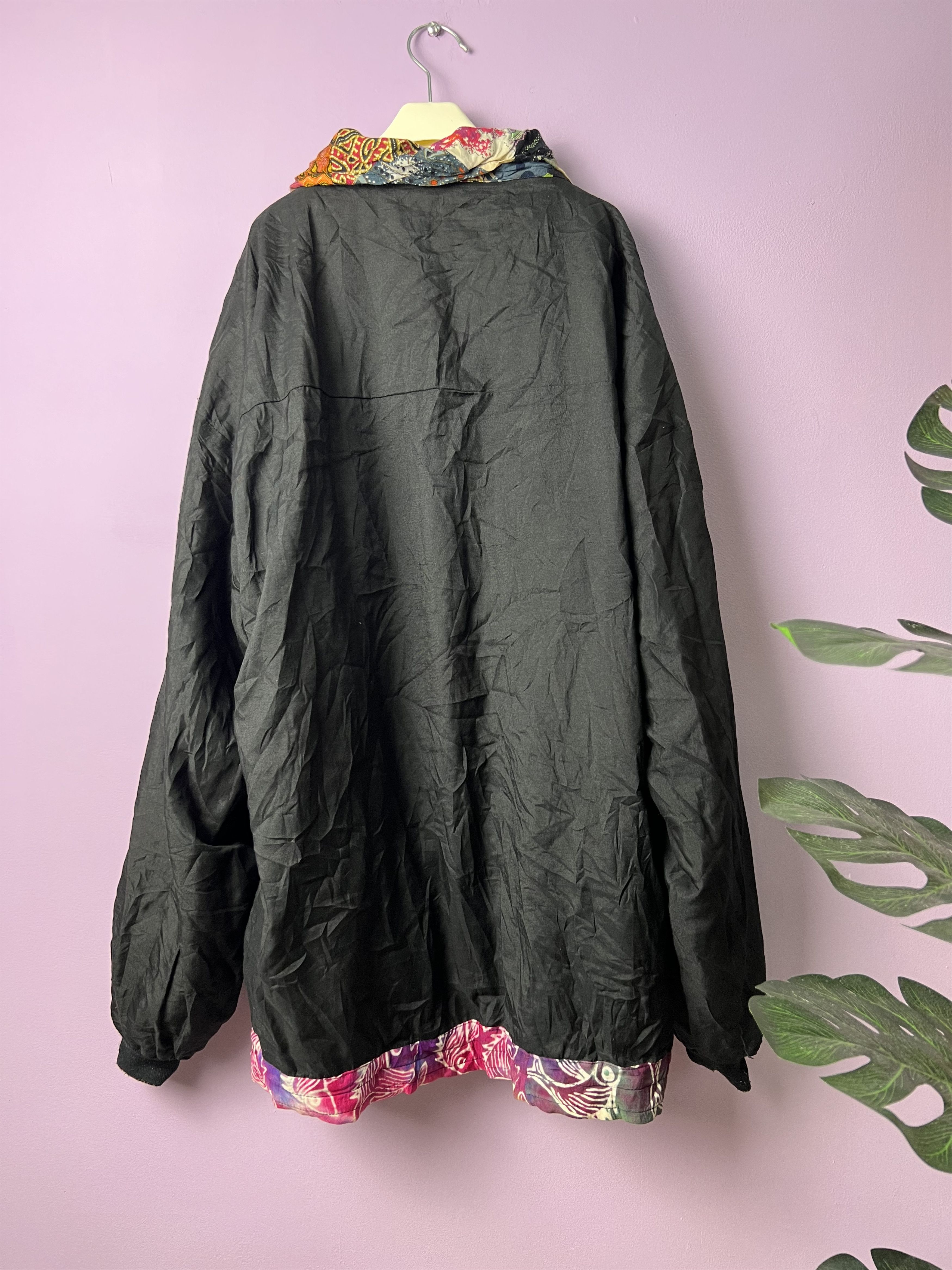 Japanese Brand 🔥Unbrand Uglies Art Patchwork Zipper Jackets Size US XL / EU 56 / 4 - 4 Thumbnail