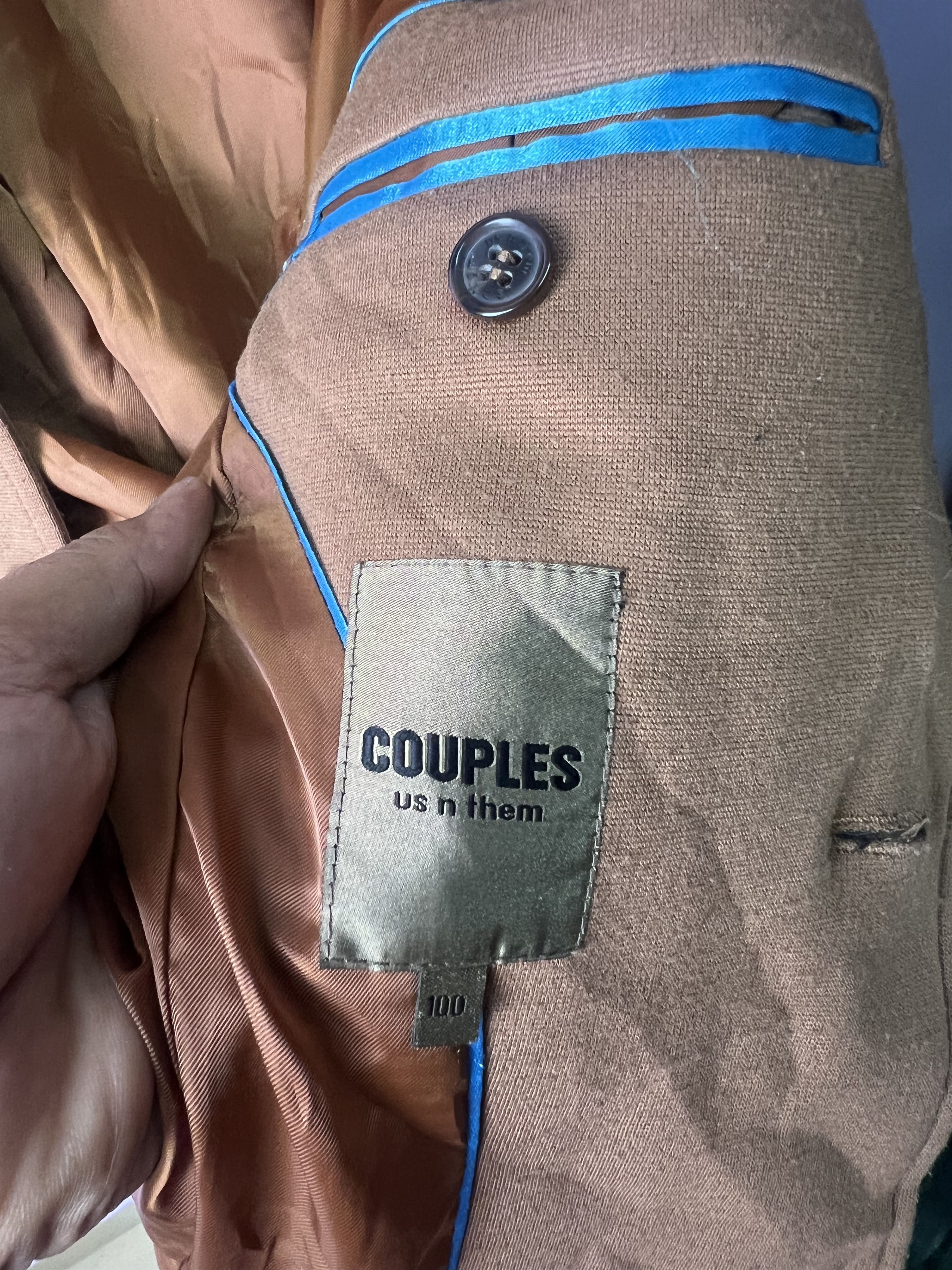 Japanese Brand 🔥Elbow Patch Couples Us N Them Button Jackets Size US S / EU 44-46 / 1 - 17 Thumbnail