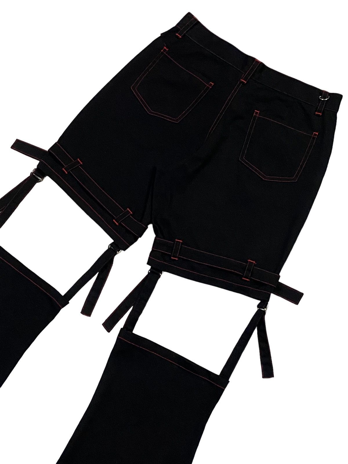 Japanese Brand × Seditionaries Japanese Brand “MAXICIMAM” Bondage Flare Pants Size 28" / US 6 / IT 42 - 16 Thumbnail