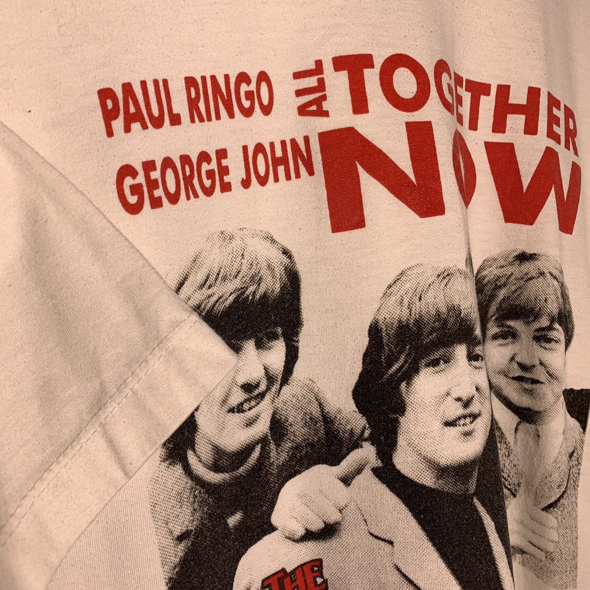 Band Tees × Vintage 90s Vintage The Beatles “Together Now” Tee Size US XL / EU 56 / 4 - 4 Thumbnail