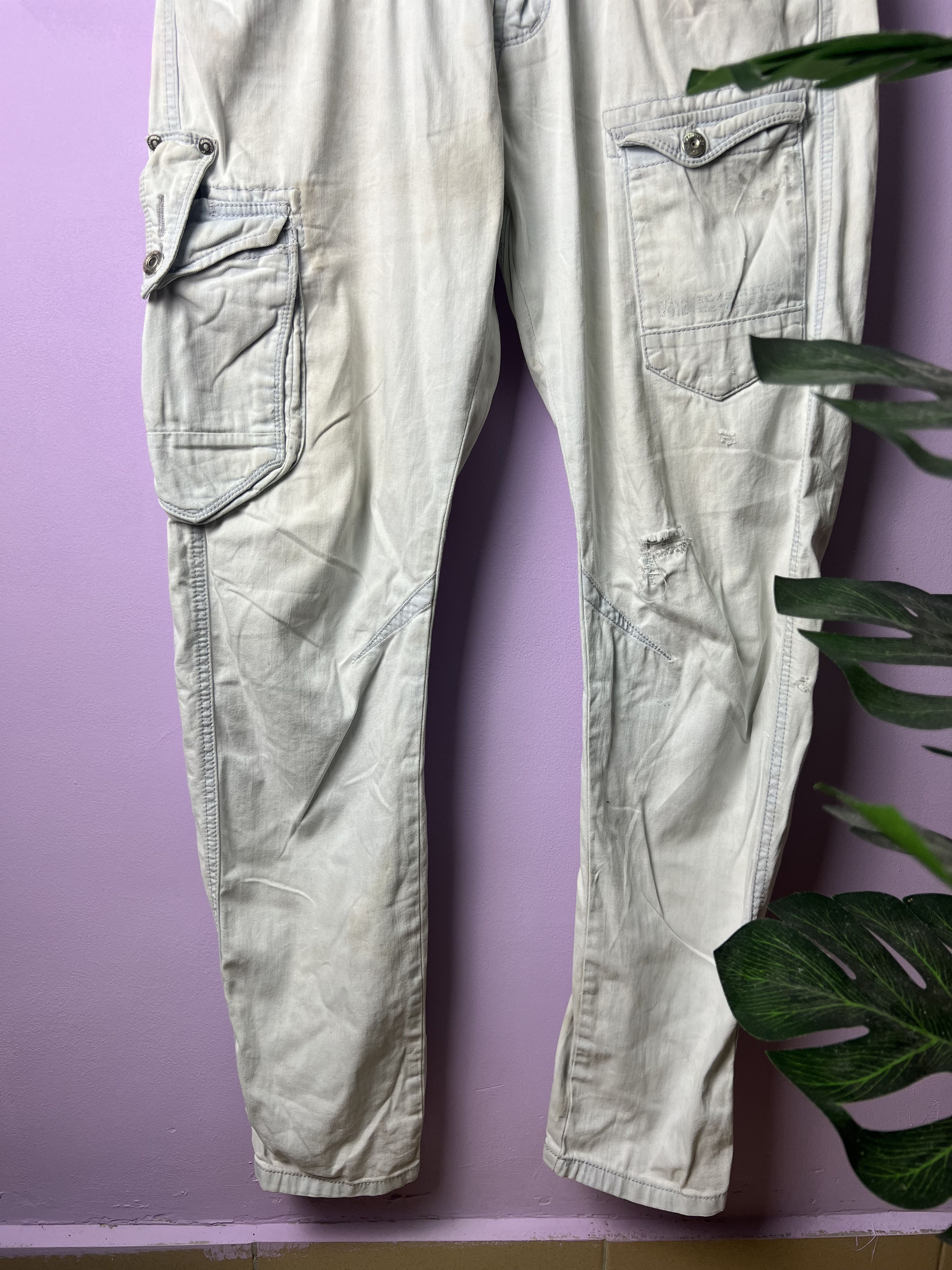 Japanese Brand 🔥Distressed Iz Frontier Tactical Cargo Pants Size US 32 / EU 48 - 6 Thumbnail