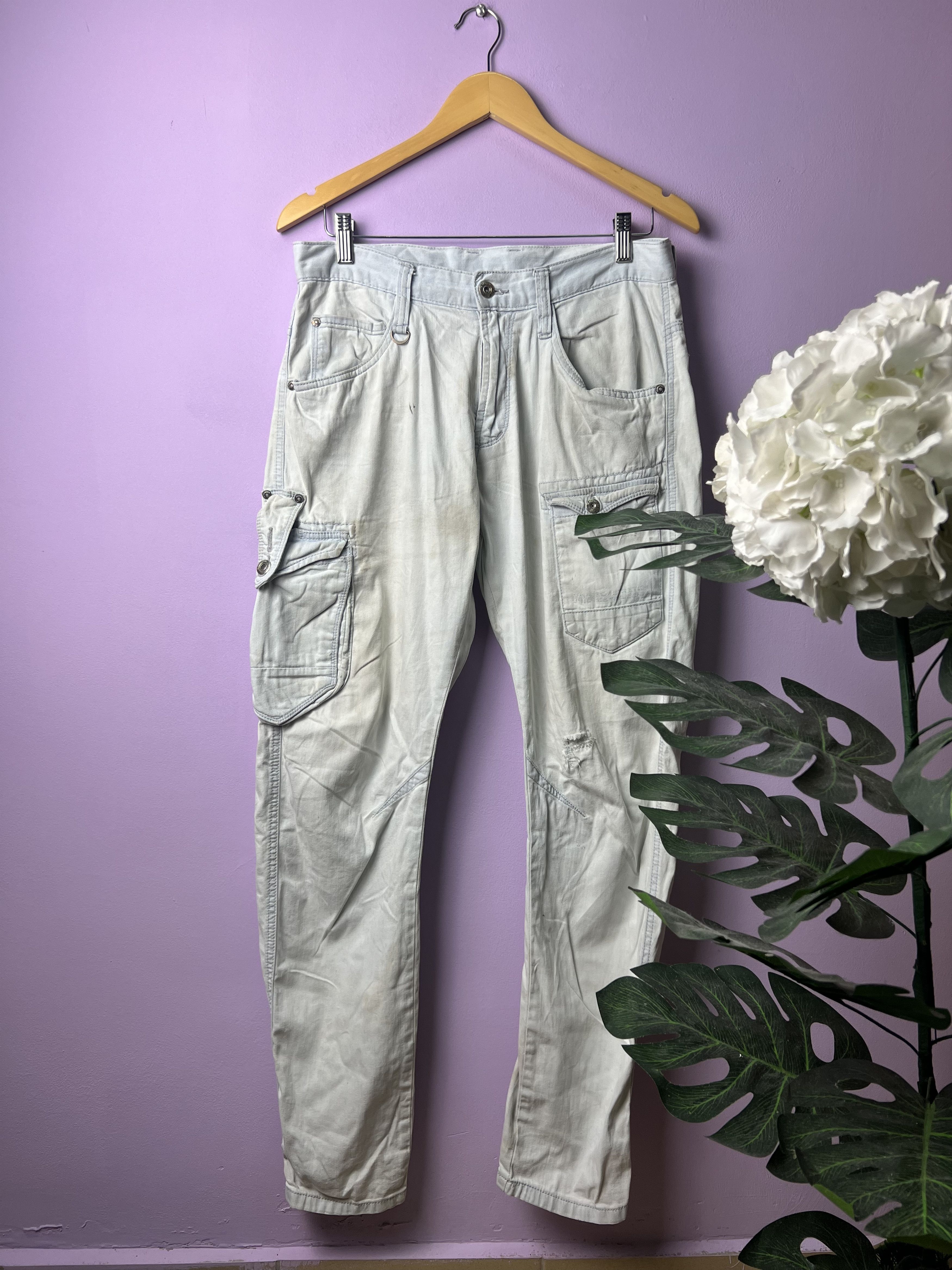 Japanese Brand 🔥Distressed Iz Frontier Tactical Cargo Pants Size US 32 / EU 48 - 1 Thumbnail
