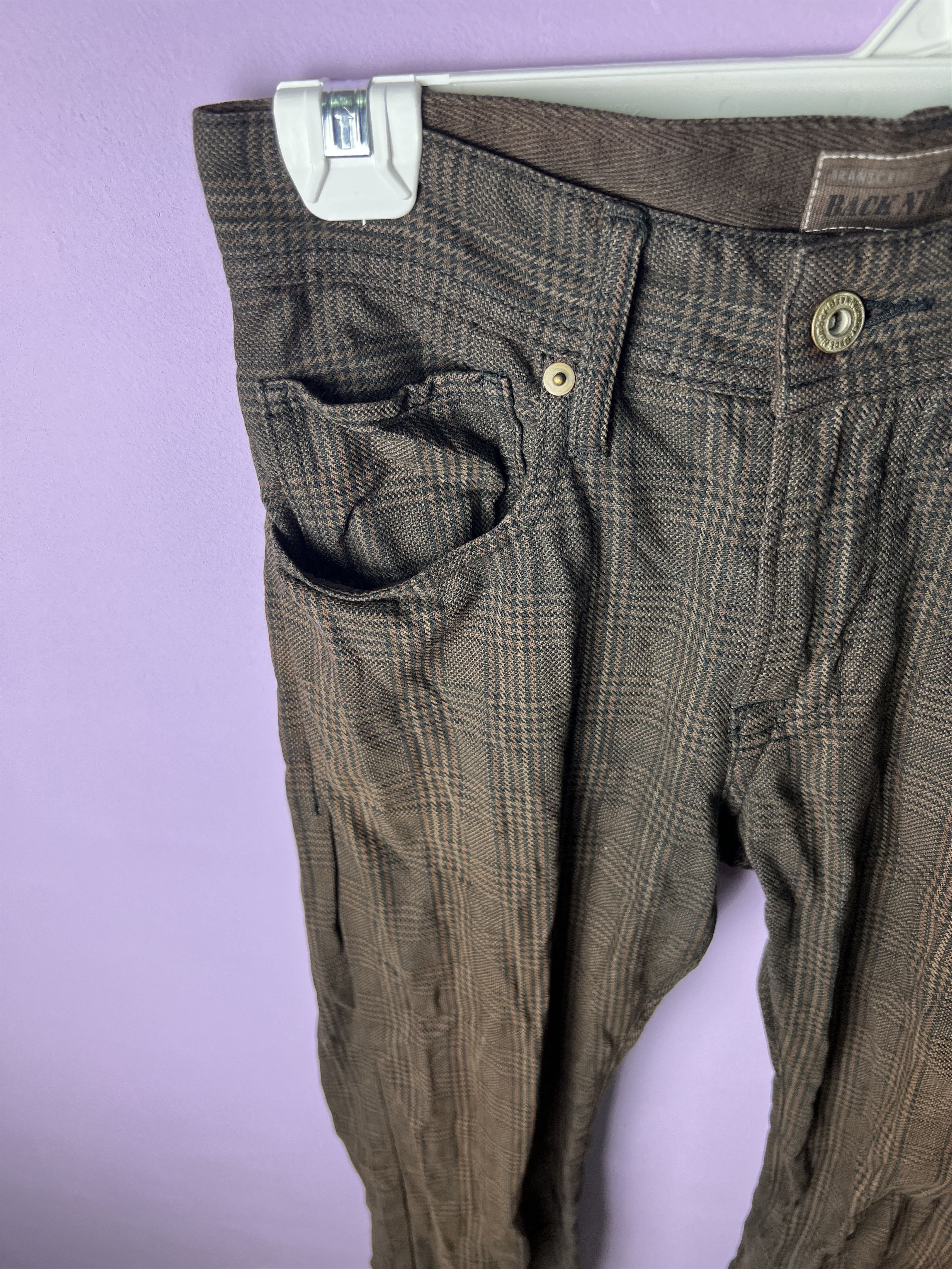 Japanese Brand 🔥Rare Back Number Plaid Checkered Pants Size US 28 / EU 44 - 11 Thumbnail