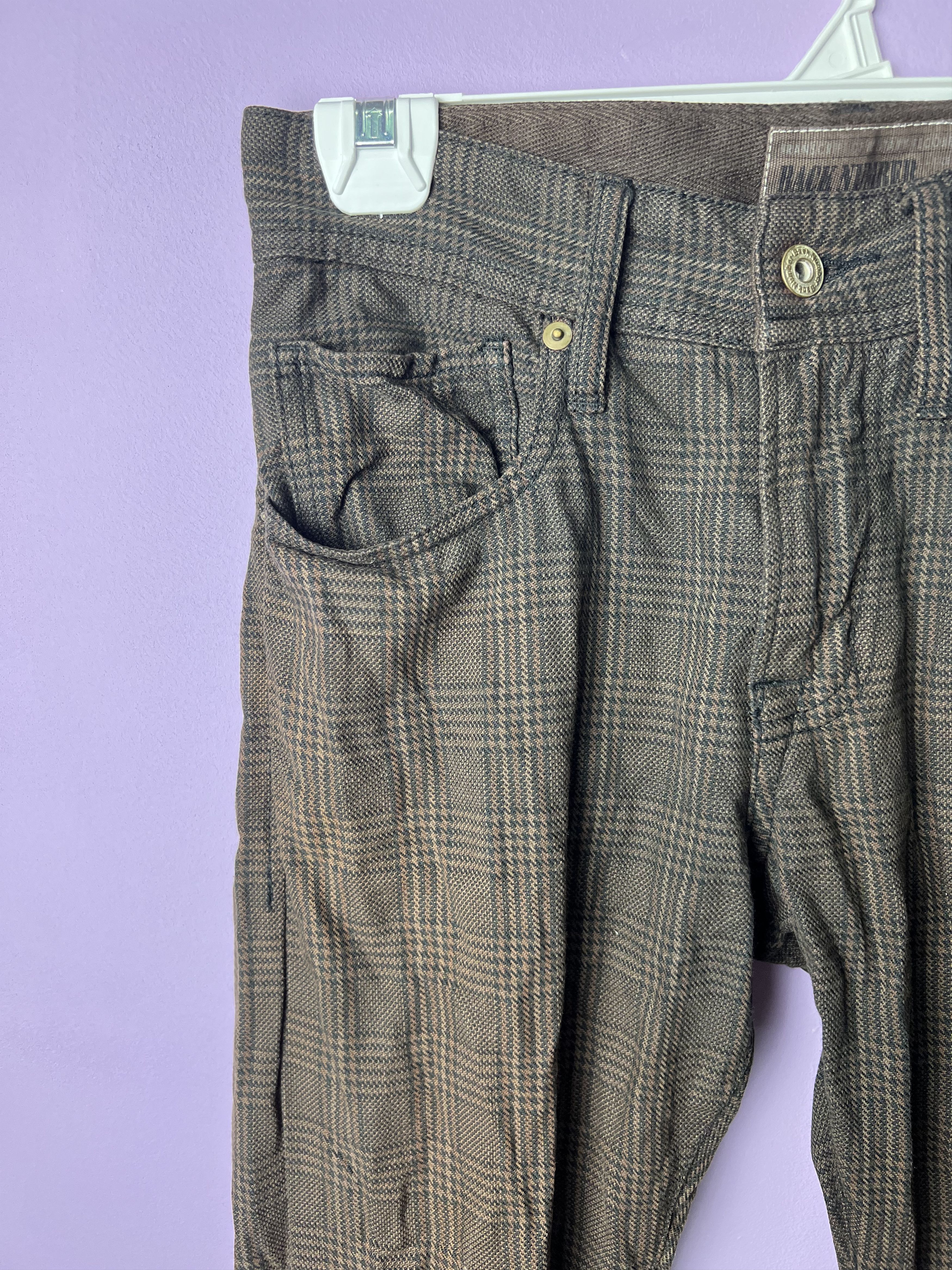 Japanese Brand 🔥Rare Back Number Plaid Checkered Pants Size US 28 / EU 44 - 7 Thumbnail