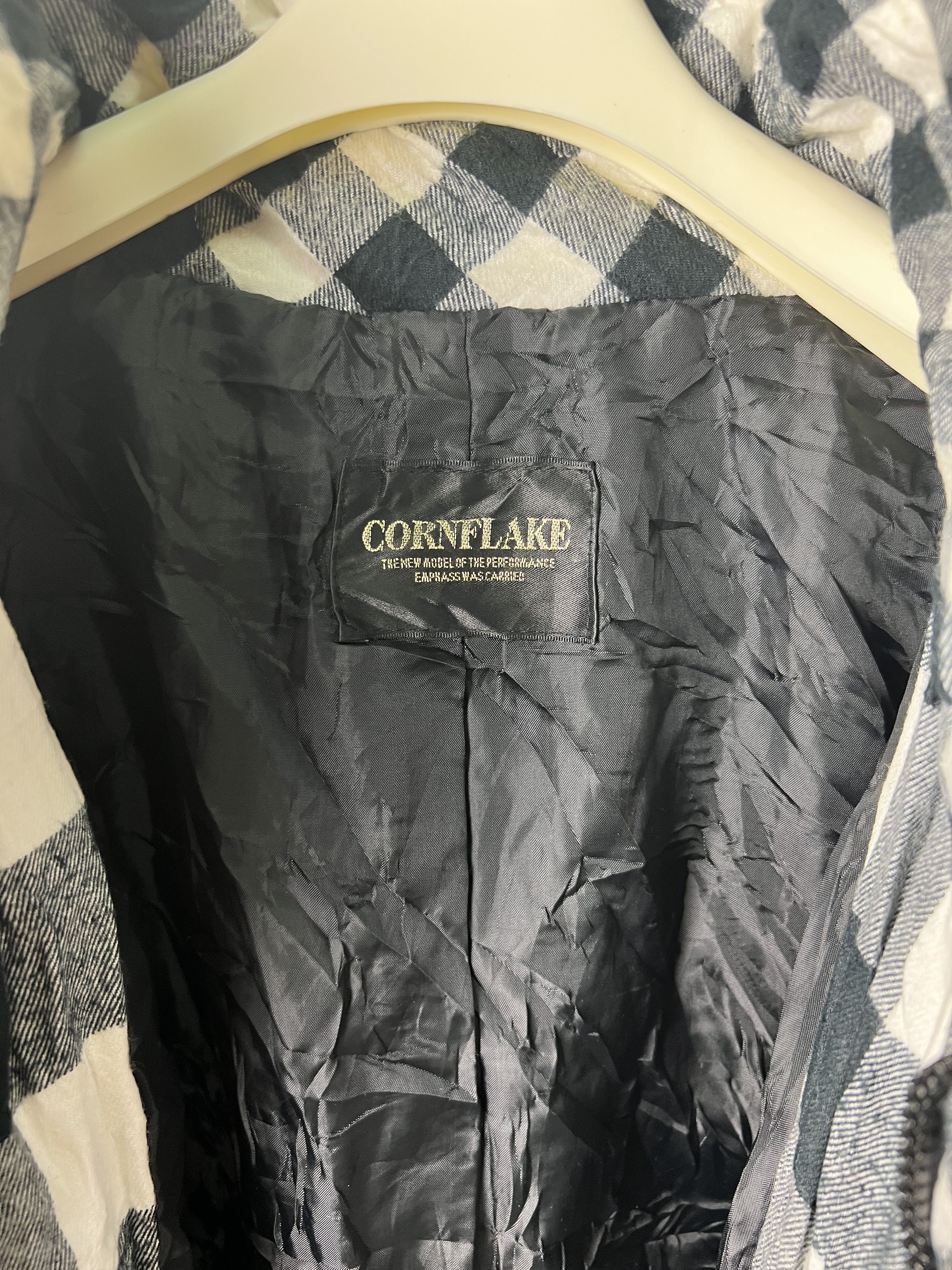 Japanese Brand 🔥Cornflake Checkered Quilted Jackets Size US M / EU 48-50 / 2 - 10 Thumbnail
