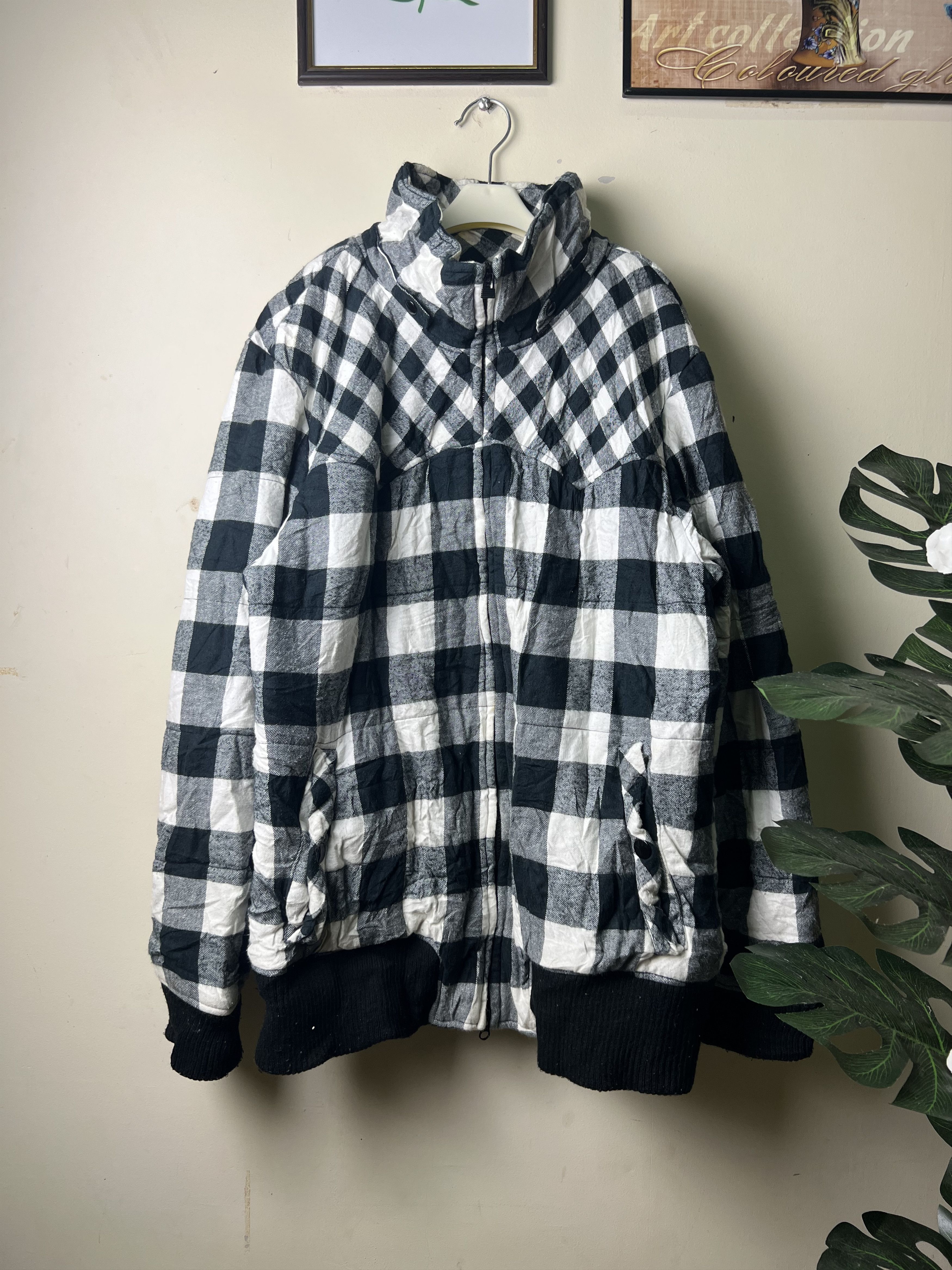 Japanese Brand 🔥Cornflake Checkered Quilted Jackets Size US M / EU 48-50 / 2 - 1 Thumbnail