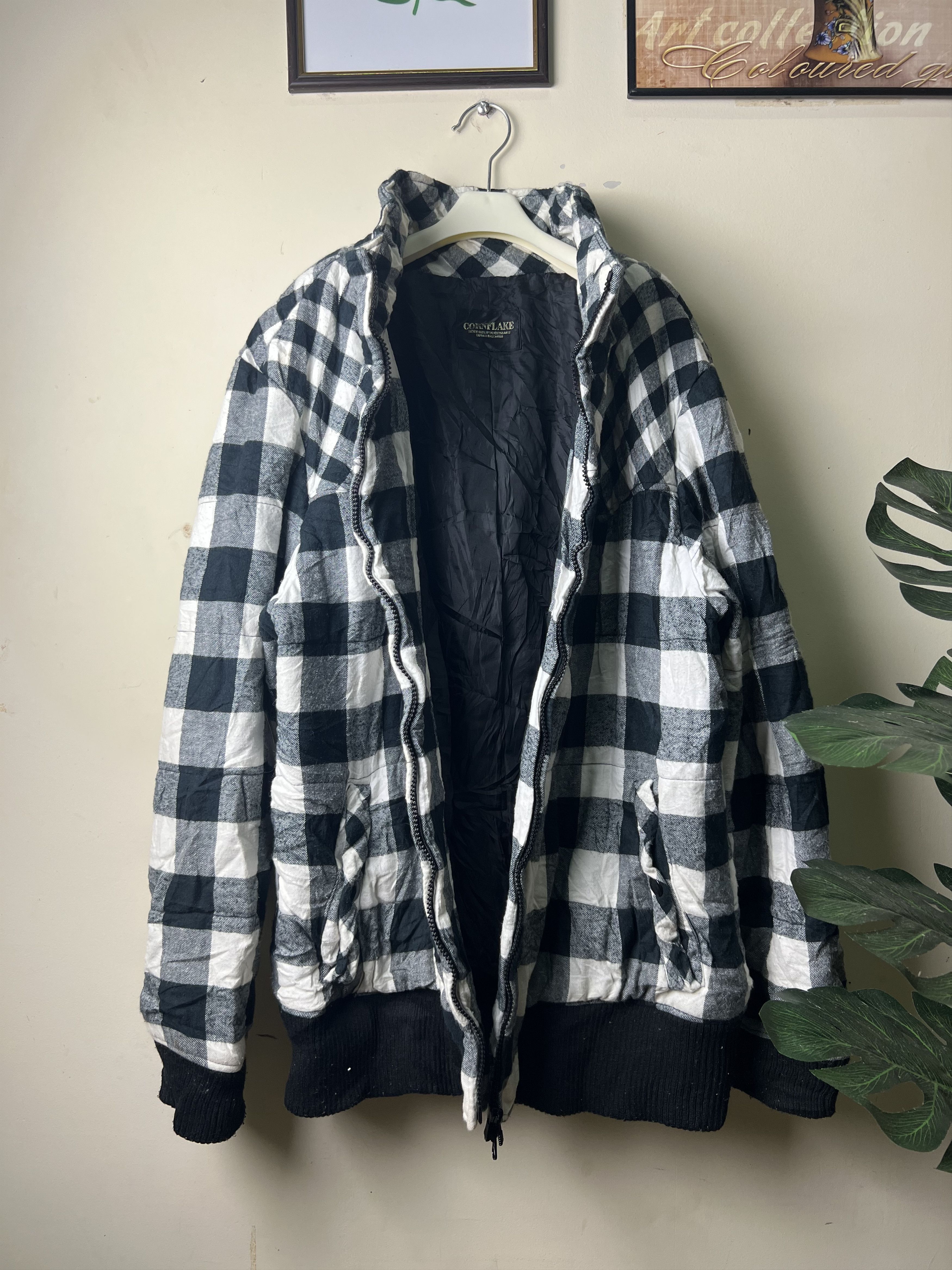 Japanese Brand 🔥Cornflake Checkered Quilted Jackets Size US M / EU 48-50 / 2 - 2 Thumbnail