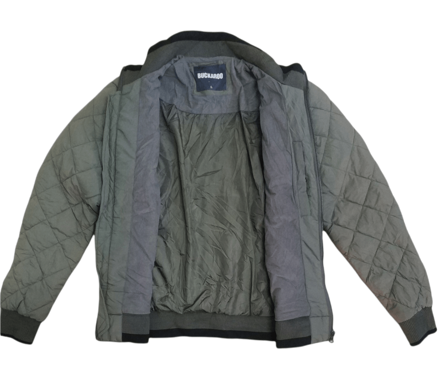 Japanese Brand 🔥Buckaroo Quilted Military Style Jacket Size US M / EU 48-50 / 2 - 2 Thumbnail