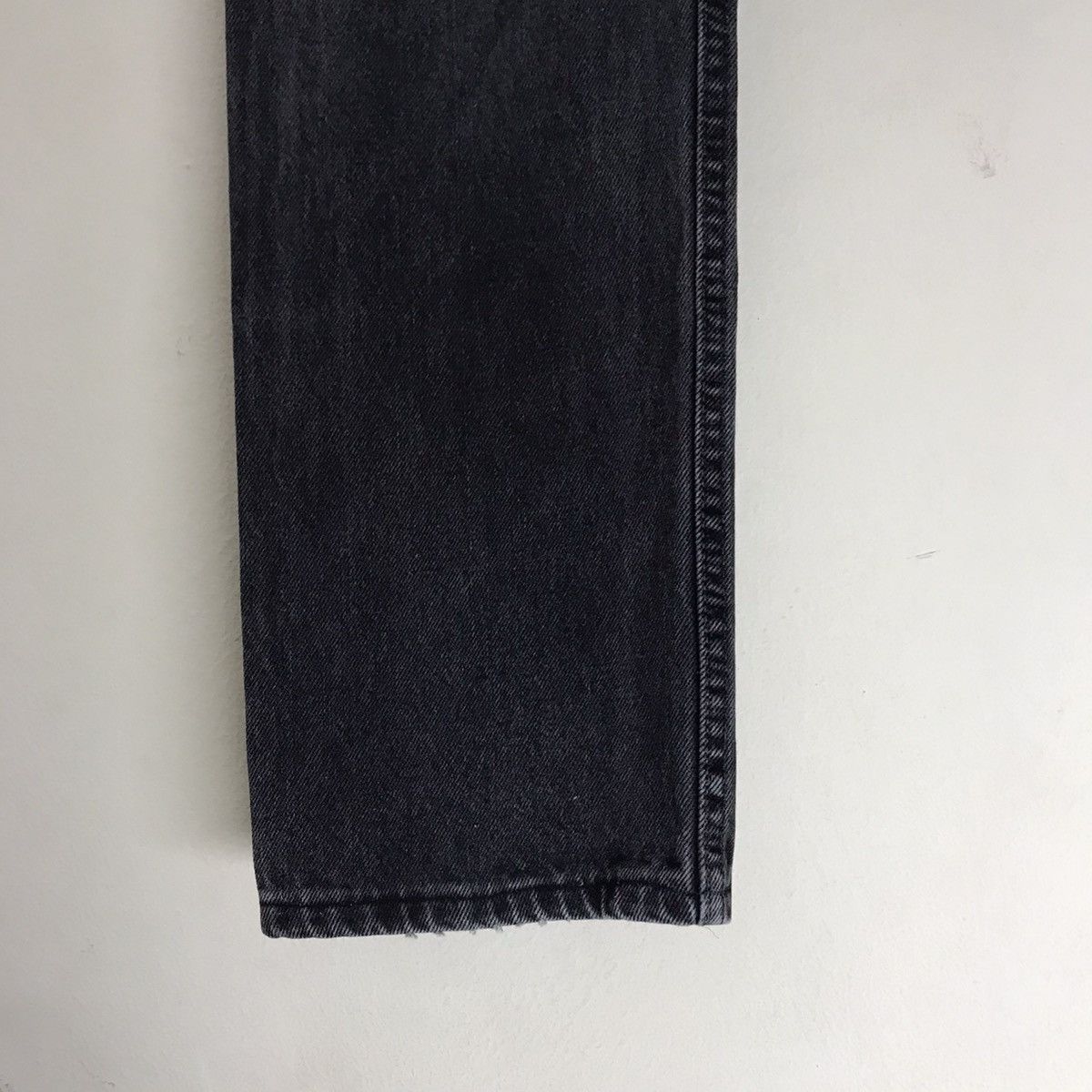 Levi's Vintage 90s Levis 501 Superblack Denim Jeans Size 27" / US 4 / IT 40 - 12 Thumbnail