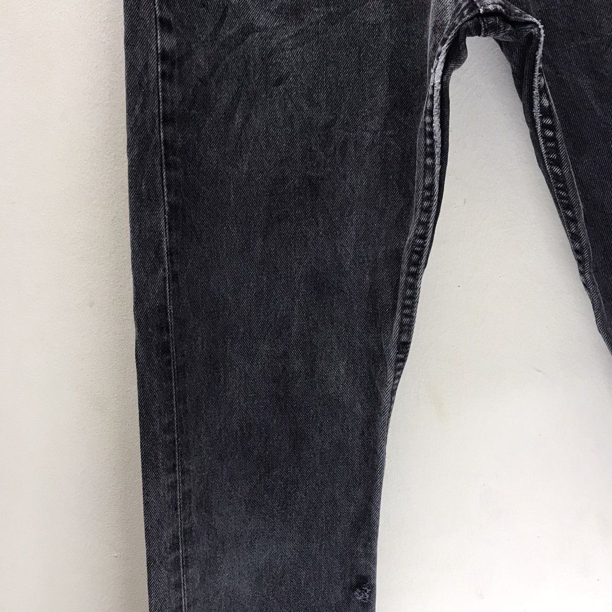 Levi's Vintage 90s Levis 501 Superblack Denim Jeans Size 27" / US 4 / IT 40 - 4 Thumbnail