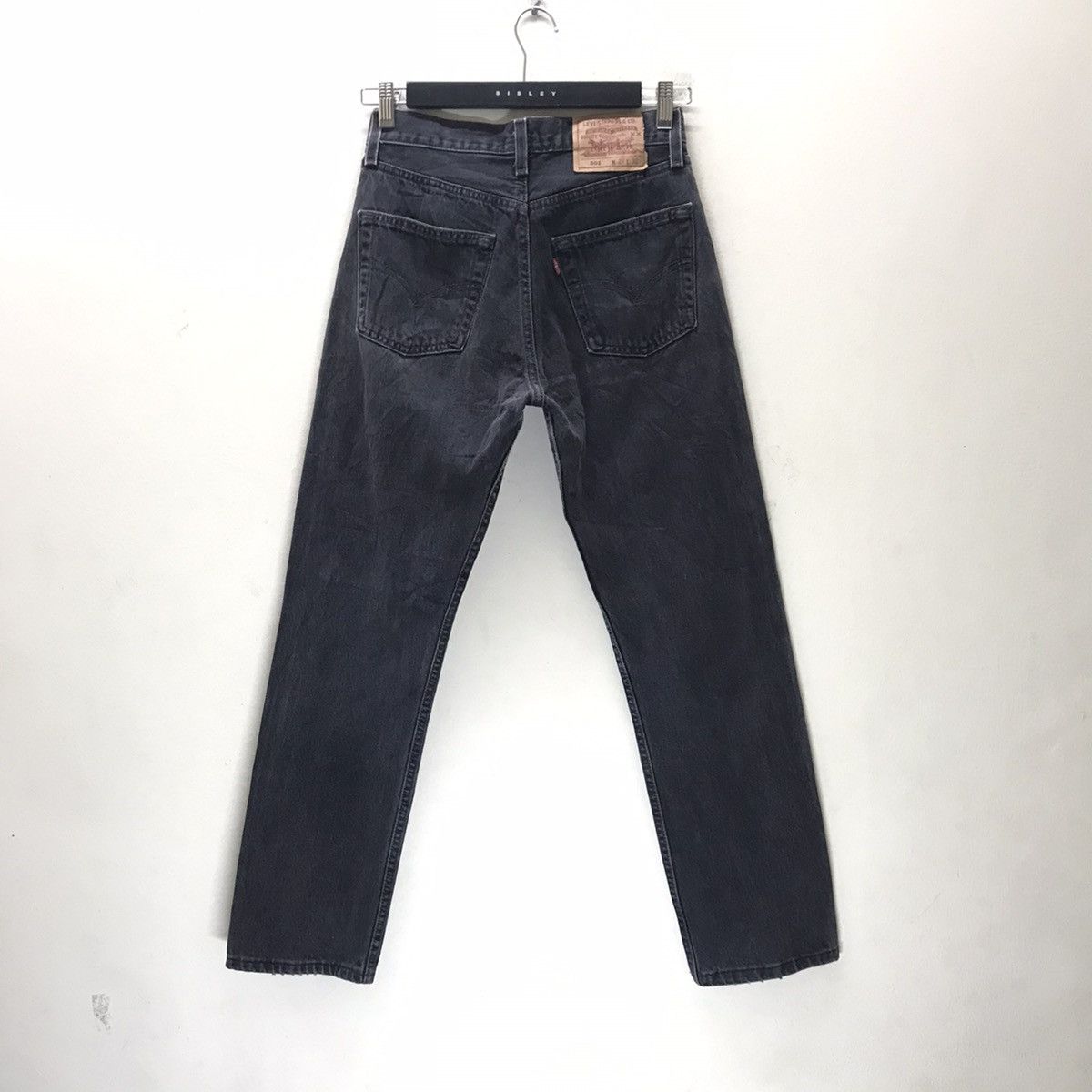 Levi's Vintage 90s Levis 501 Superblack Denim Jeans Size 27" / US 4 / IT 40 - 8 Thumbnail