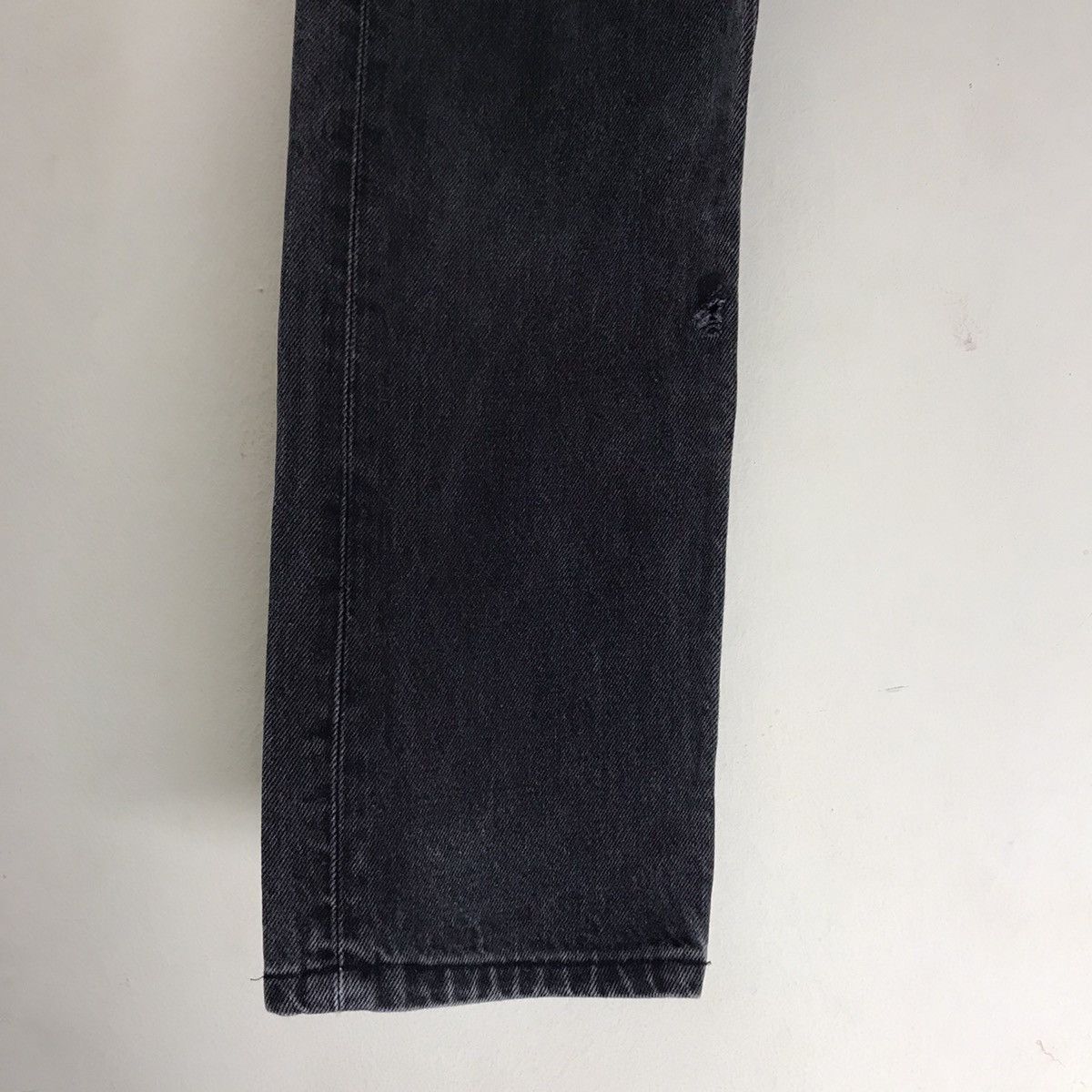 Levi's Vintage 90s Levis 501 Superblack Denim Jeans Size 27" / US 4 / IT 40 - 6 Thumbnail