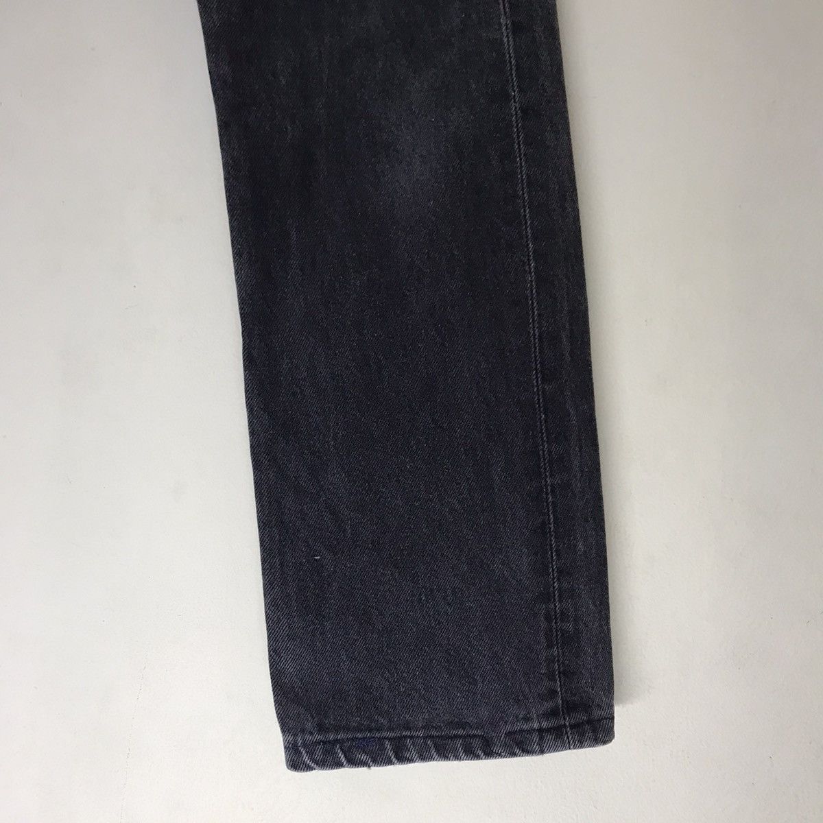 Levi's Vintage 90s Levis 501 Superblack Denim Jeans Size 27" / US 4 / IT 40 - 7 Thumbnail