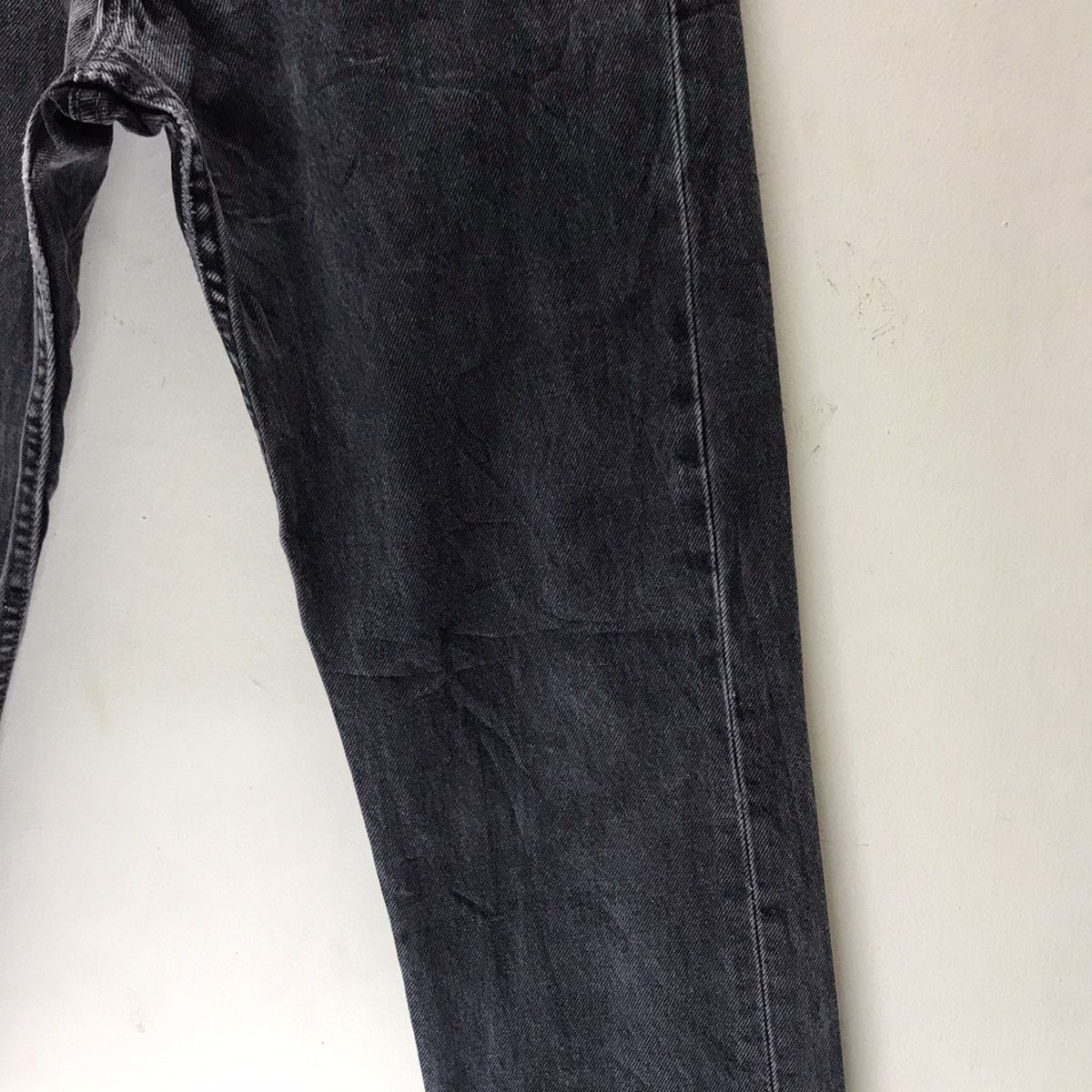 Levi's Vintage 90s Levis 501 Superblack Denim Jeans Size 27" / US 4 / IT 40 - 5 Thumbnail