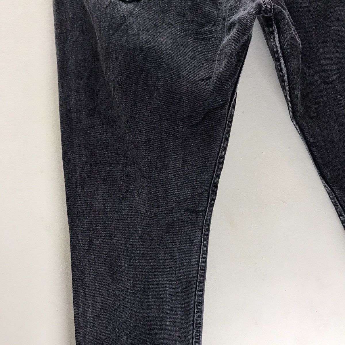 Levi's Vintage 90s Levis 501 Superblack Denim Jeans Size 27" / US 4 / IT 40 - 10 Thumbnail