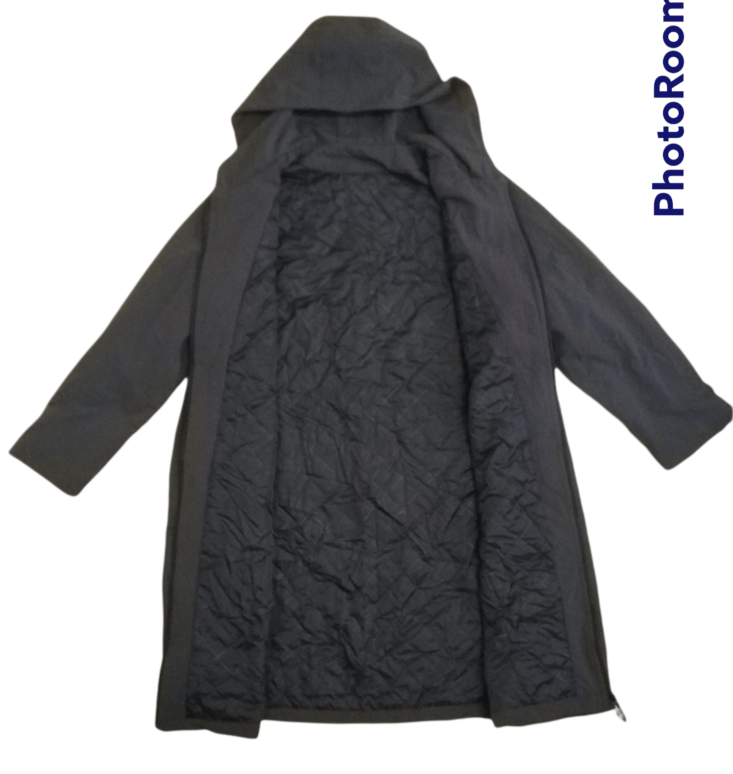 Pre-owned Designer Ptp Outdoor One Love Hoodie Long Jacket In Dark Grey