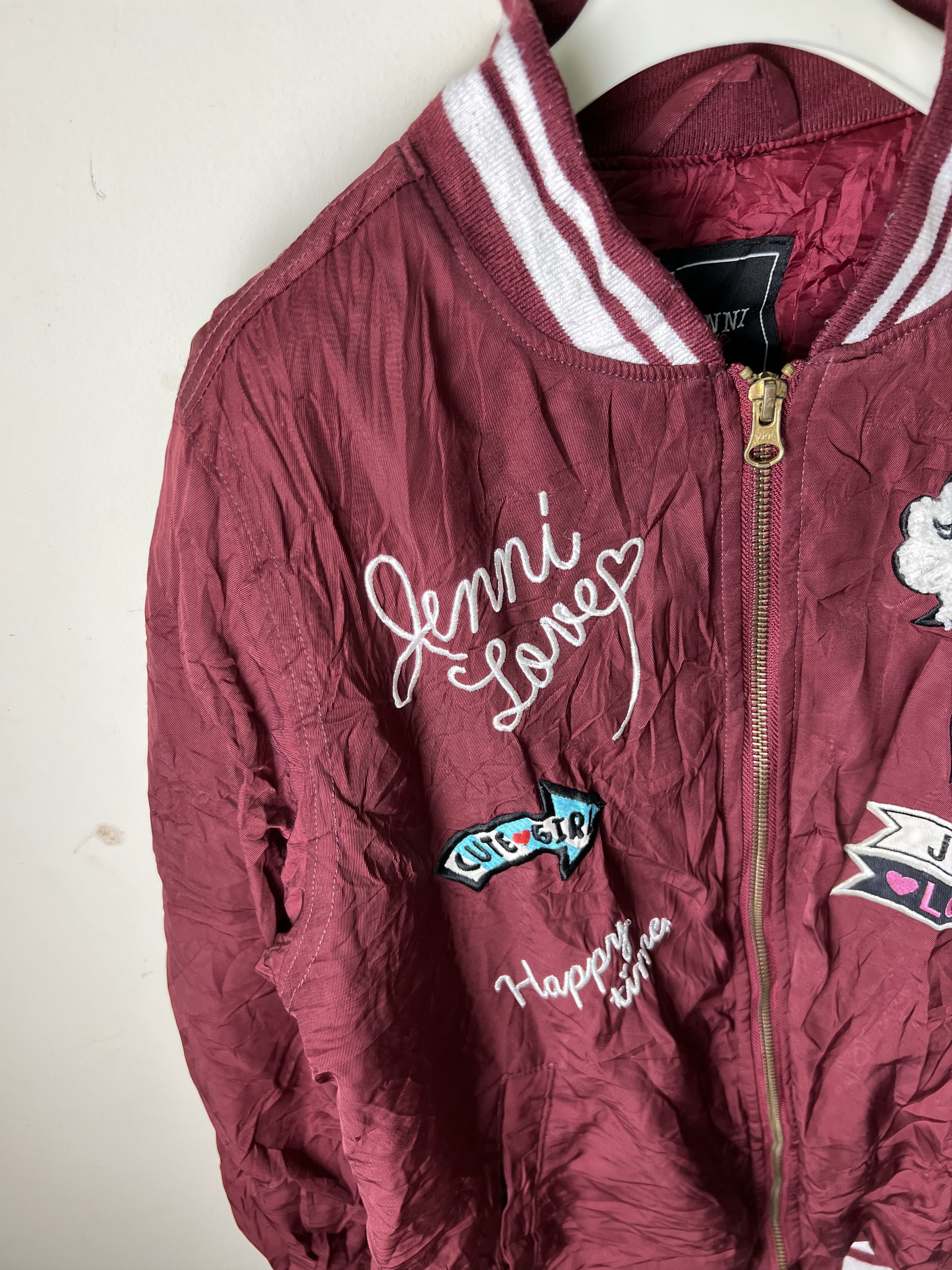 Japanese Brand 🔥Jenni Love Patches Zipper Jackets Size US S / EU 44-46 / 1 - 6 Thumbnail