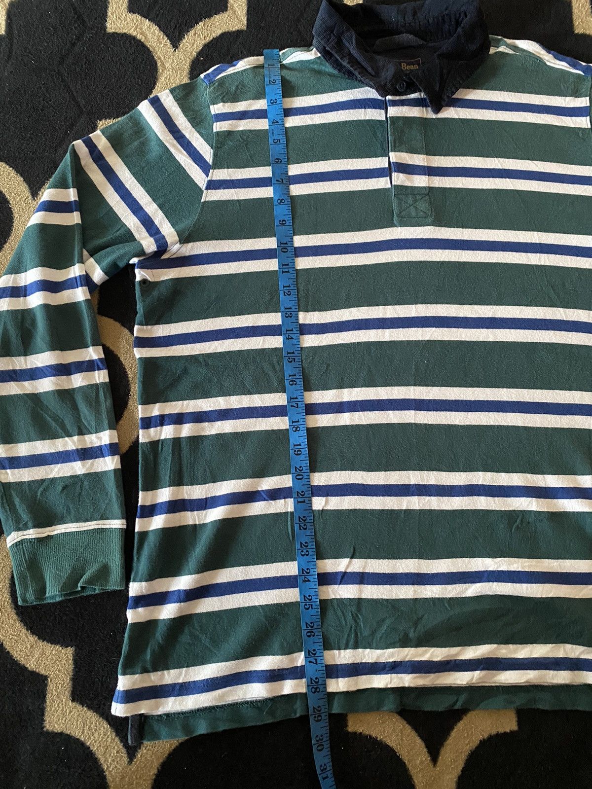 L.L. Bean Vintage L.L.Bean Striped Long Sleeve Shirt Size US XL / EU 56 / 4 - 9 Thumbnail