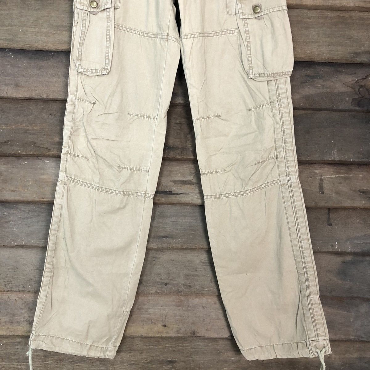 Japanese Brand Old Army Brown Multipocket Tactical Cargo Pants #3306 Size US 28 / EU 44 - 3 Thumbnail