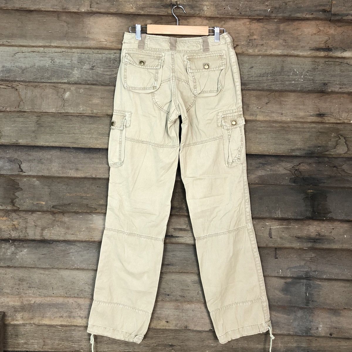 Japanese Brand Old Army Brown Multipocket Tactical Cargo Pants #3306 Size US 28 / EU 44 - 9 Thumbnail