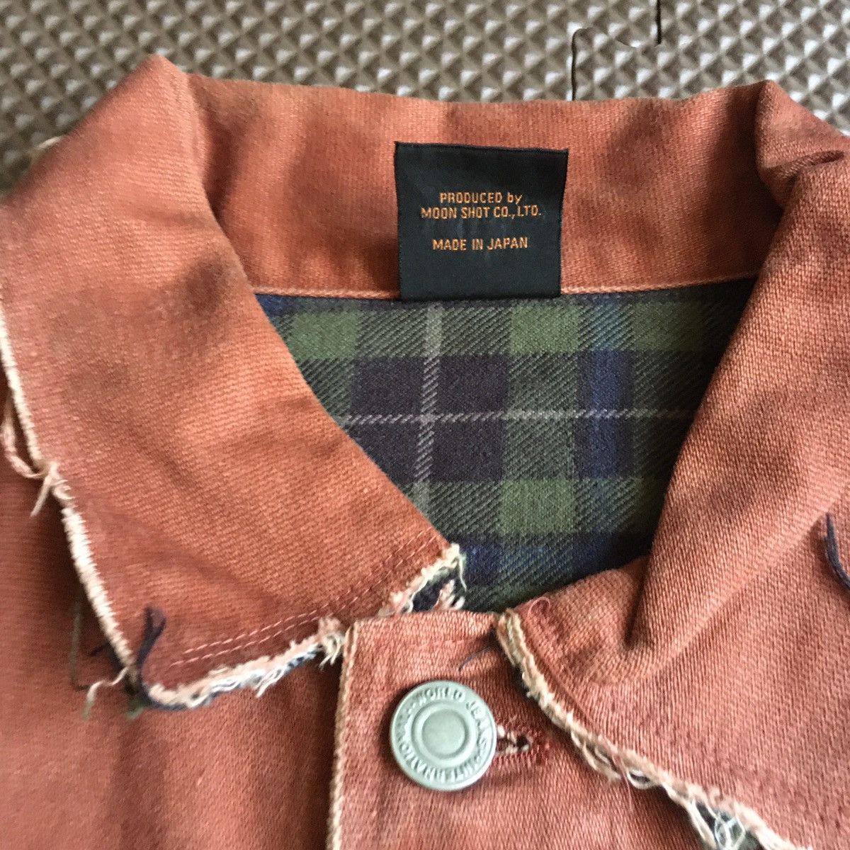 Japanese Brand japanese designer moon shot co. ltd. unfinish cotton jacket Size US M / EU 48-50 / 2 - 2 Thumbnail