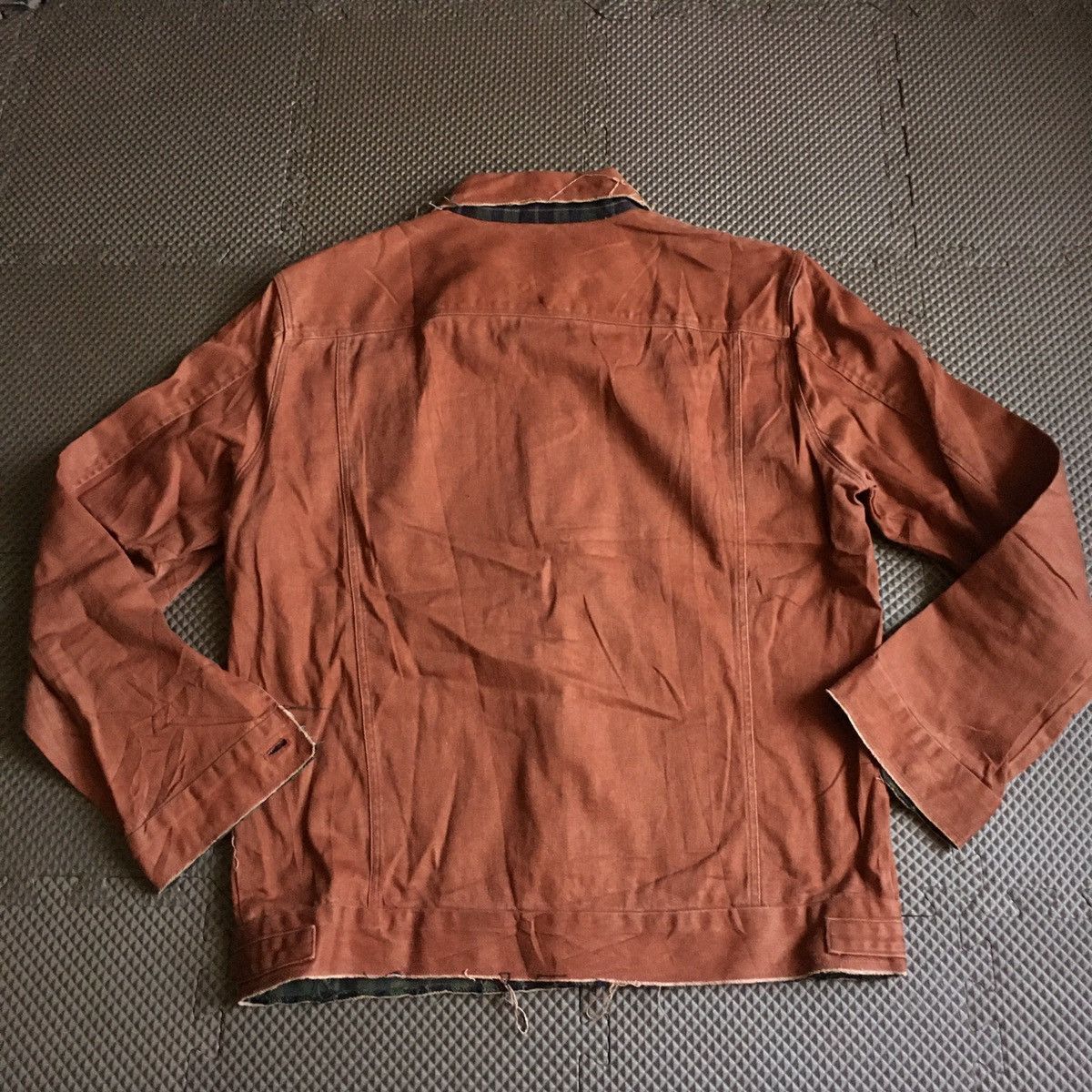 Japanese Brand japanese designer moon shot co. ltd. unfinish cotton jacket Size US M / EU 48-50 / 2 - 4 Thumbnail