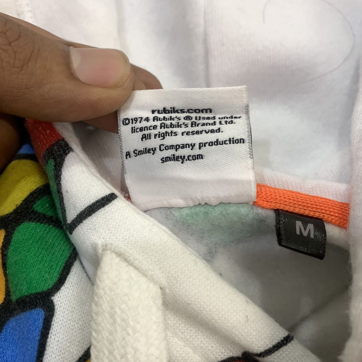 Japanese Brand RUBIKS Fullprint Allover Streetwear Pullover Hoodie Jacket Size US M / EU 48-50 / 2 - 14 Thumbnail