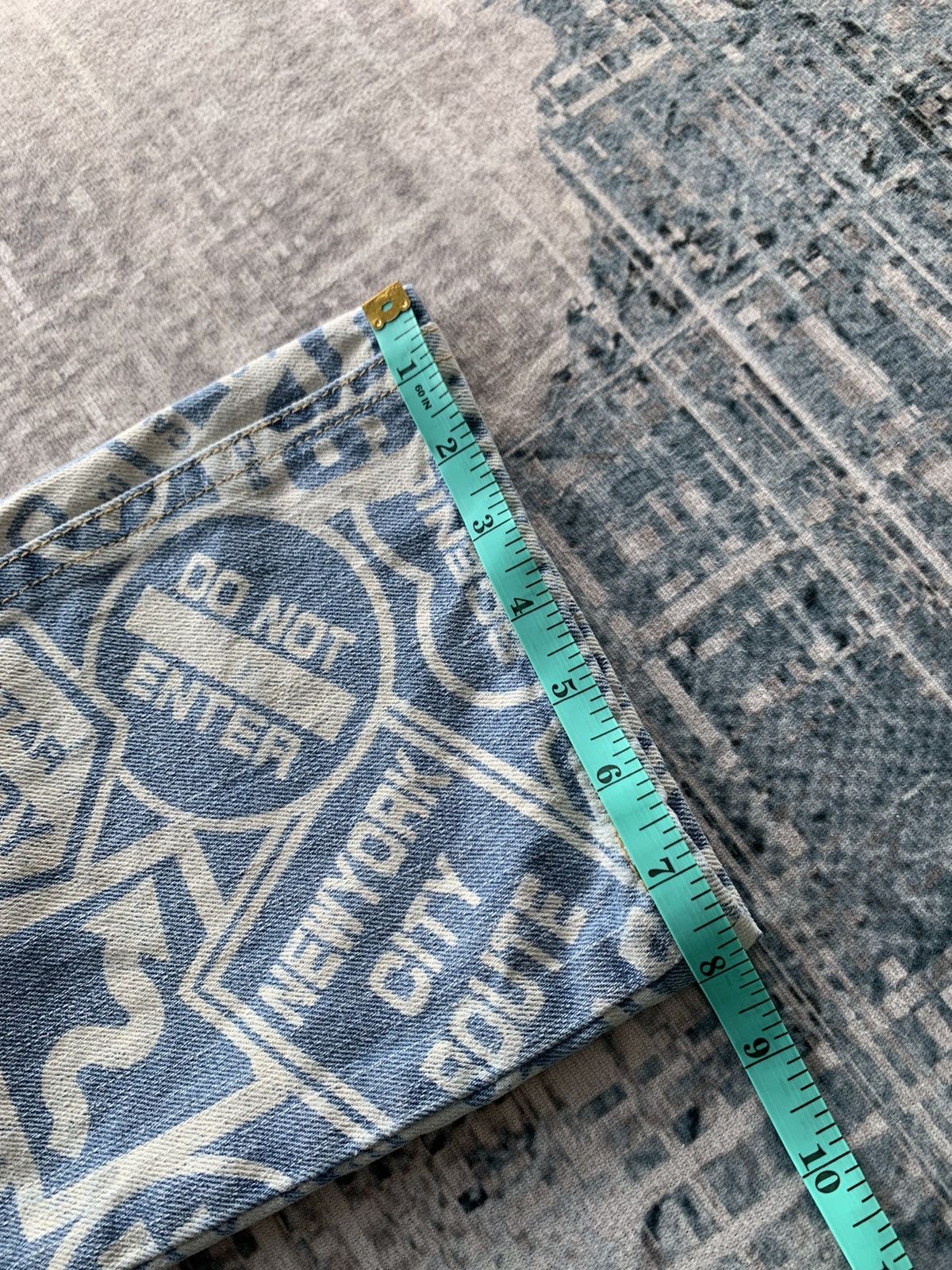 20471120 WAZP Full Printed Hysteric Glamour Design Denim Jeans Pant Size 29" - 14 Thumbnail