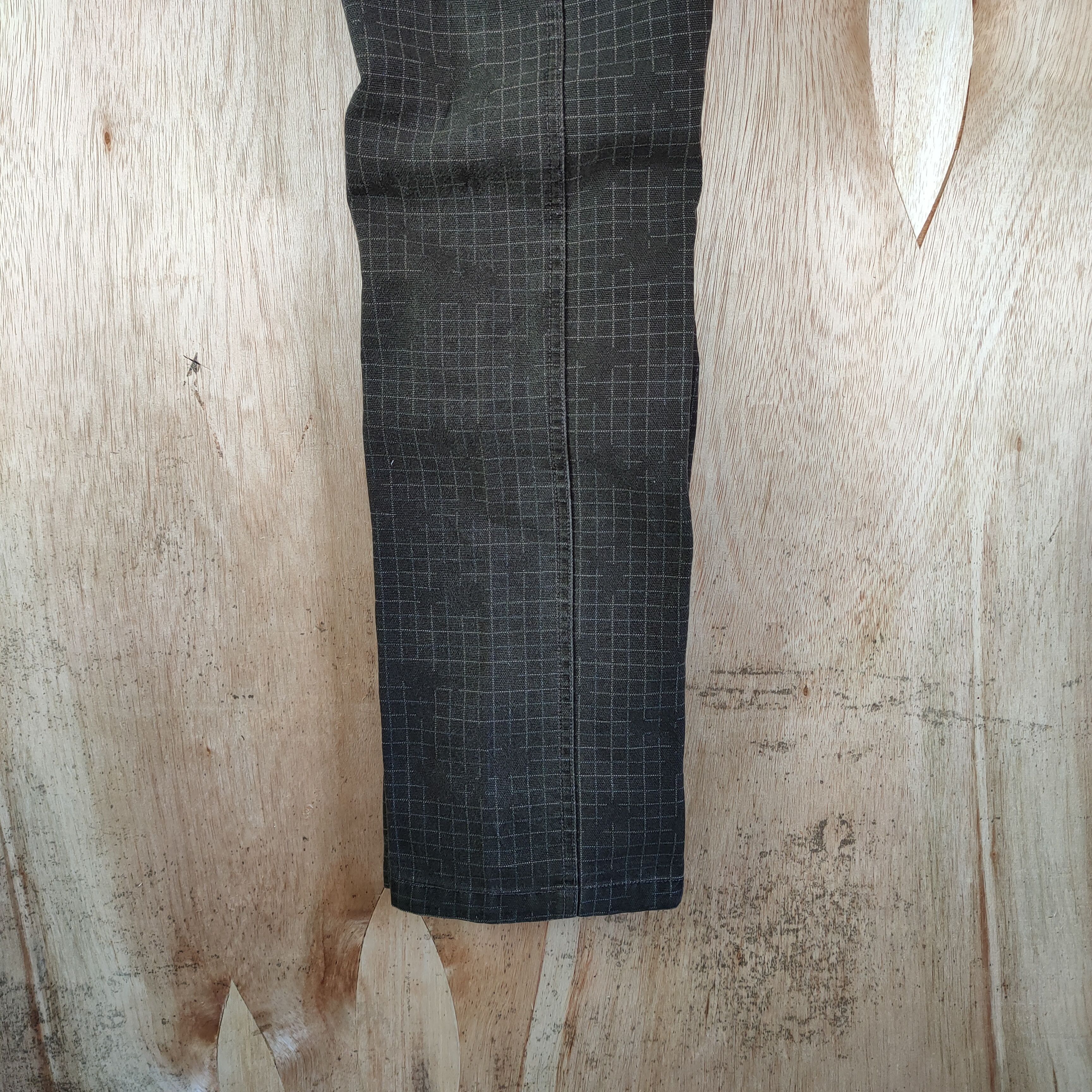 PPFM VINTAGE PPFM CHEKERED BROWN CARGO PANTS Size US 30 / EU 46 - 12 Thumbnail