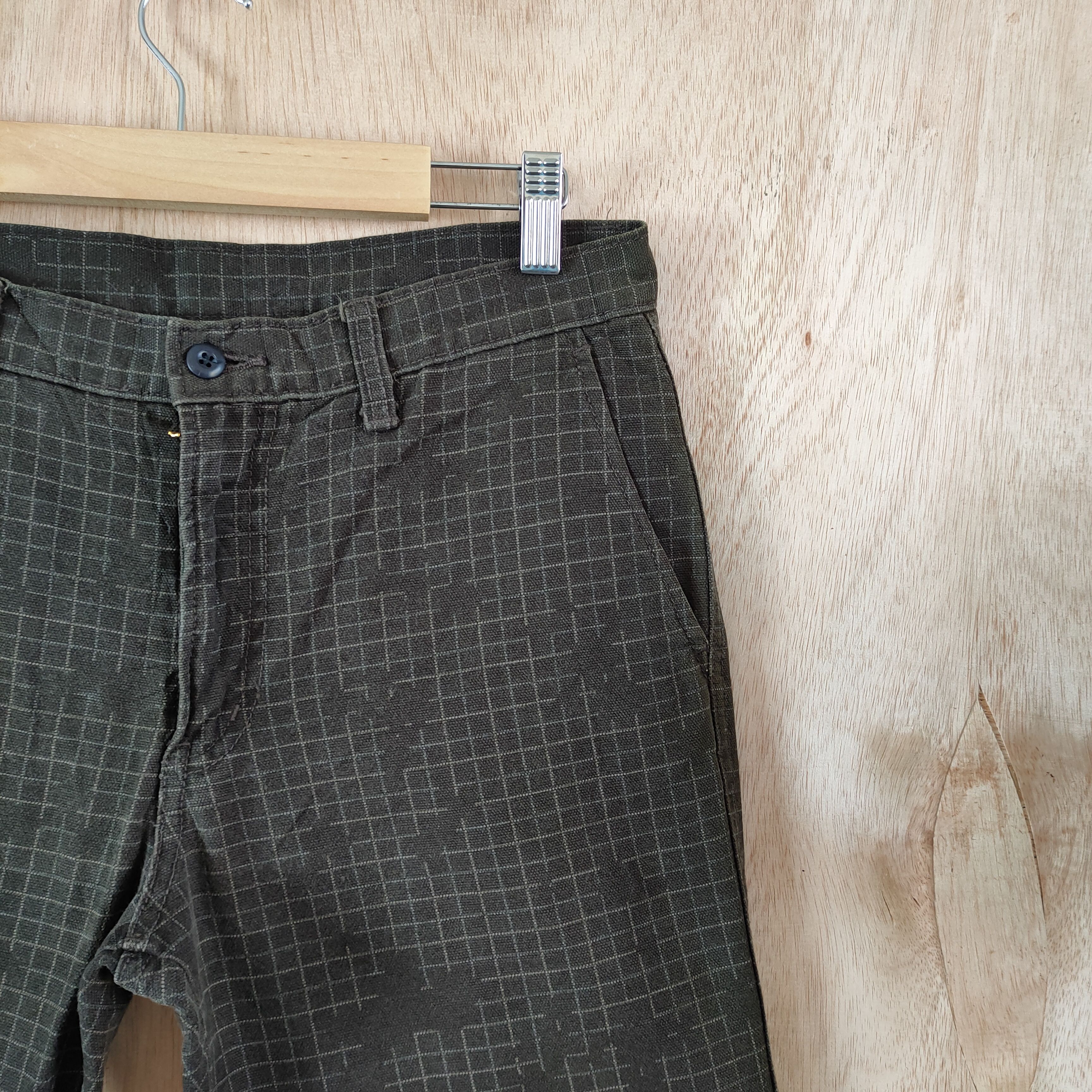 PPFM VINTAGE PPFM CHEKERED BROWN CARGO PANTS Size US 30 / EU 46 - 5 Thumbnail