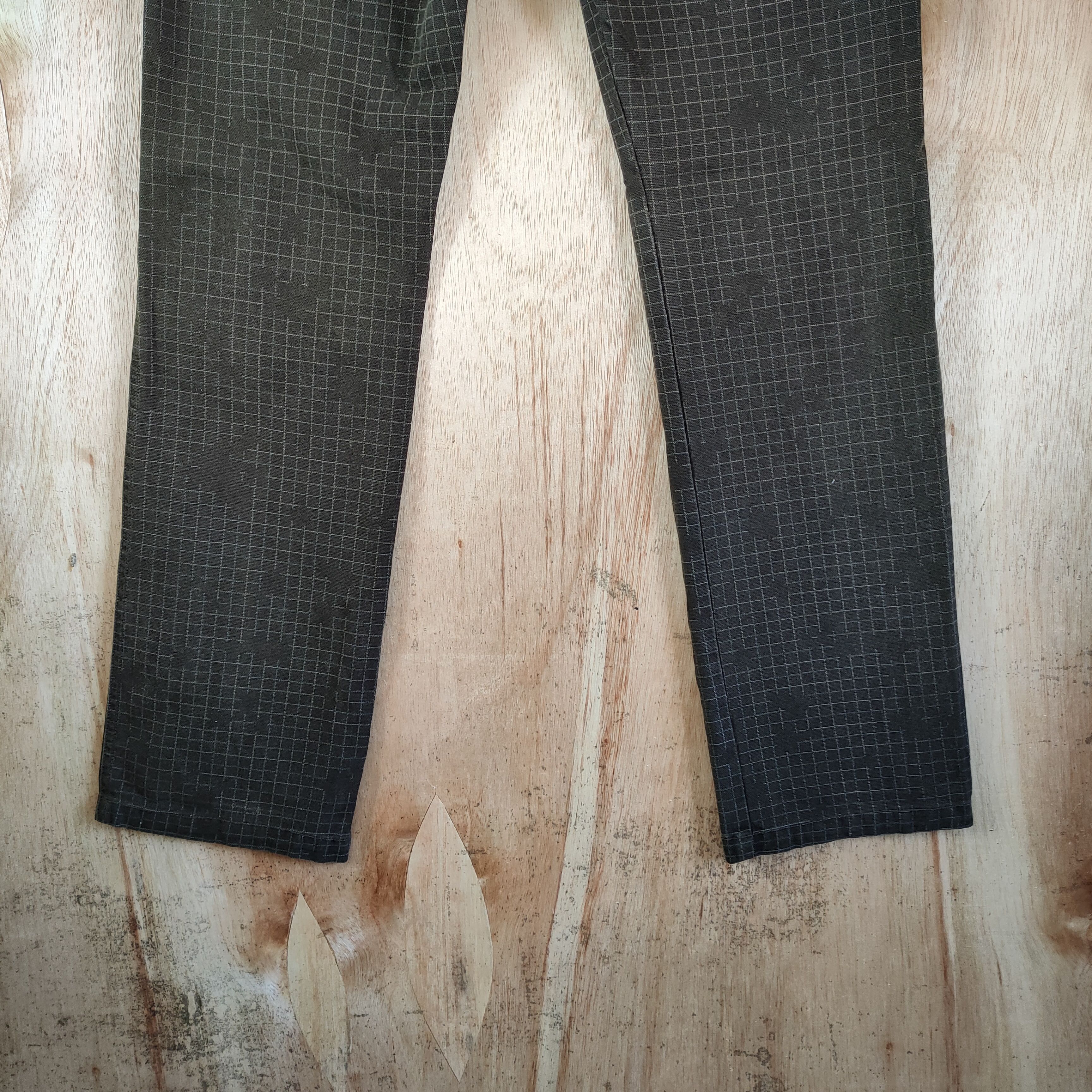 PPFM VINTAGE PPFM CHEKERED BROWN CARGO PANTS Size US 30 / EU 46 - 10 Thumbnail