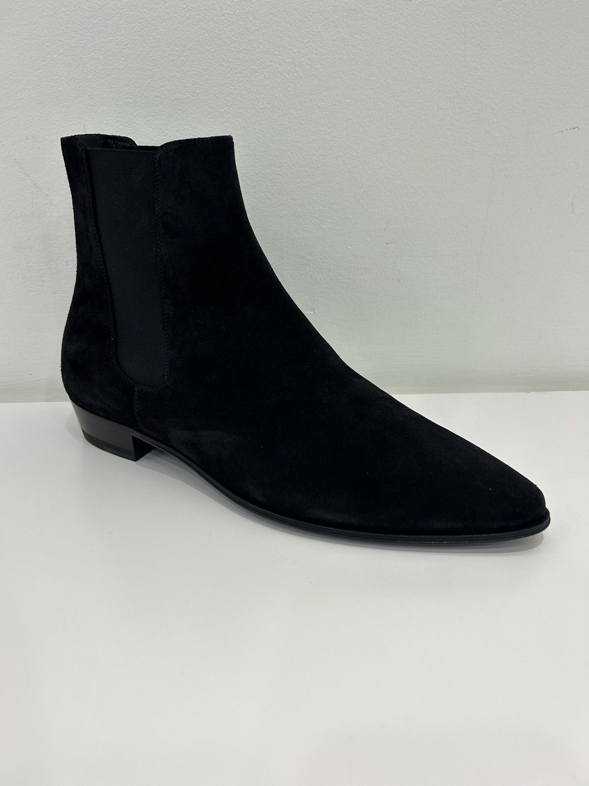 Celine o1w1db10723 Suede Chelsea Boots Size US 11.5 / EU 44-45 - 1 Preview