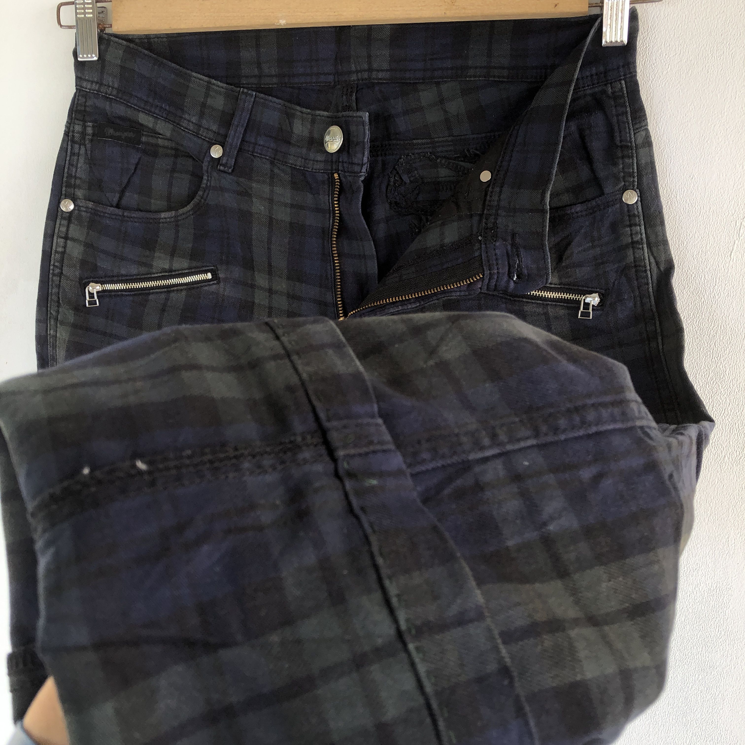 Wrangler Vintage Wrangler Plaid Tartan Jeans Wrangler Denim Pants Size US 32 / EU 48 - 10 Thumbnail