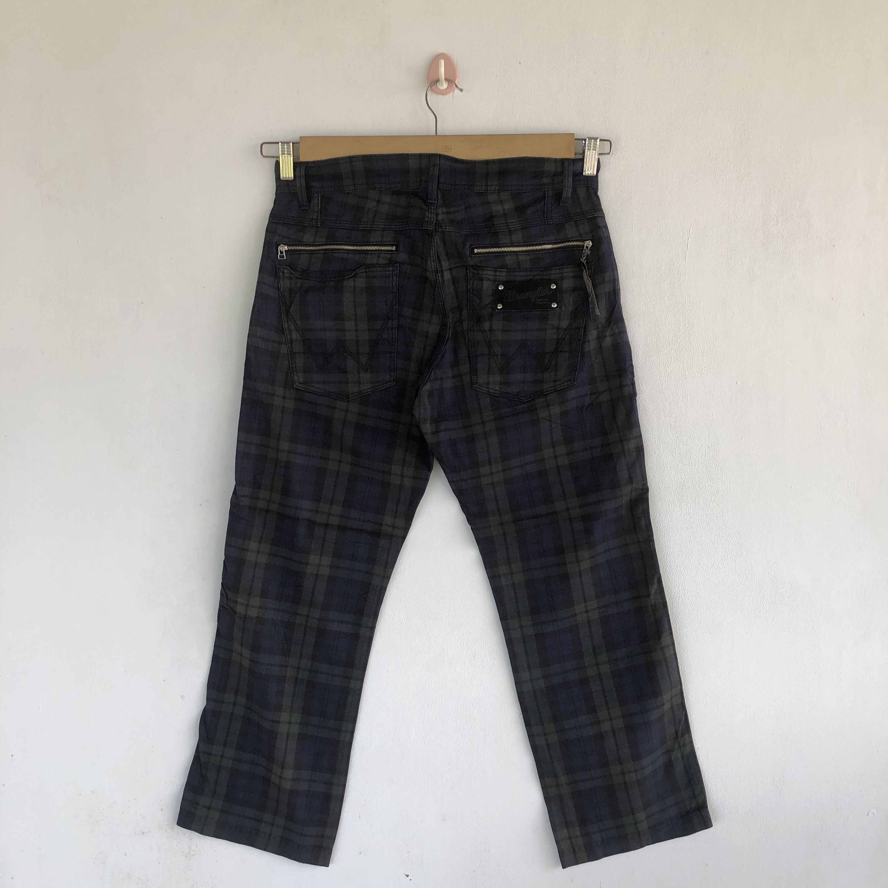 Wrangler Vintage Wrangler Plaid Tartan Jeans Wrangler Denim Pants Size US 32 / EU 48 - 2 Thumbnail