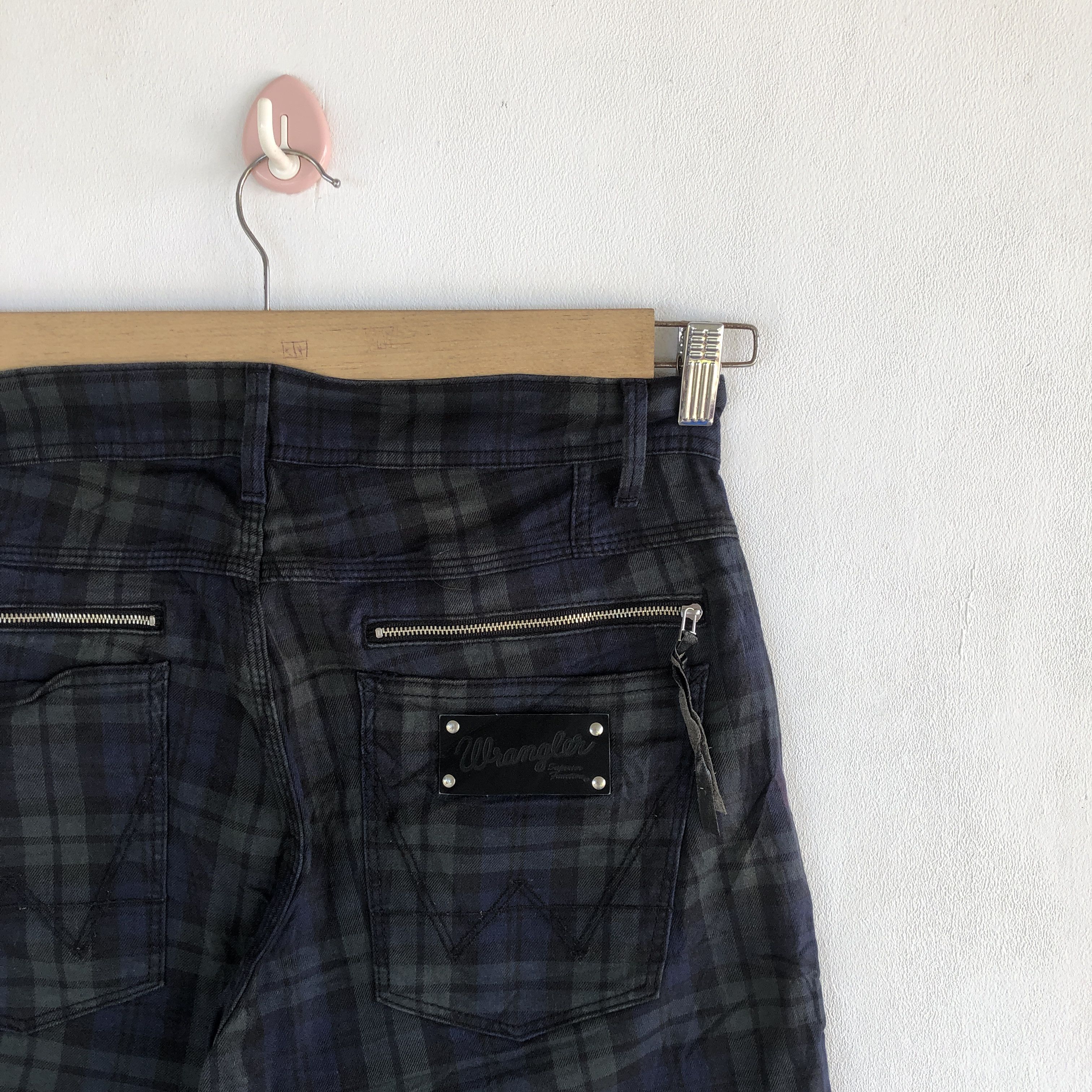 Wrangler Vintage Wrangler Plaid Tartan Jeans Wrangler Denim Pants Size US 32 / EU 48 - 7 Thumbnail
