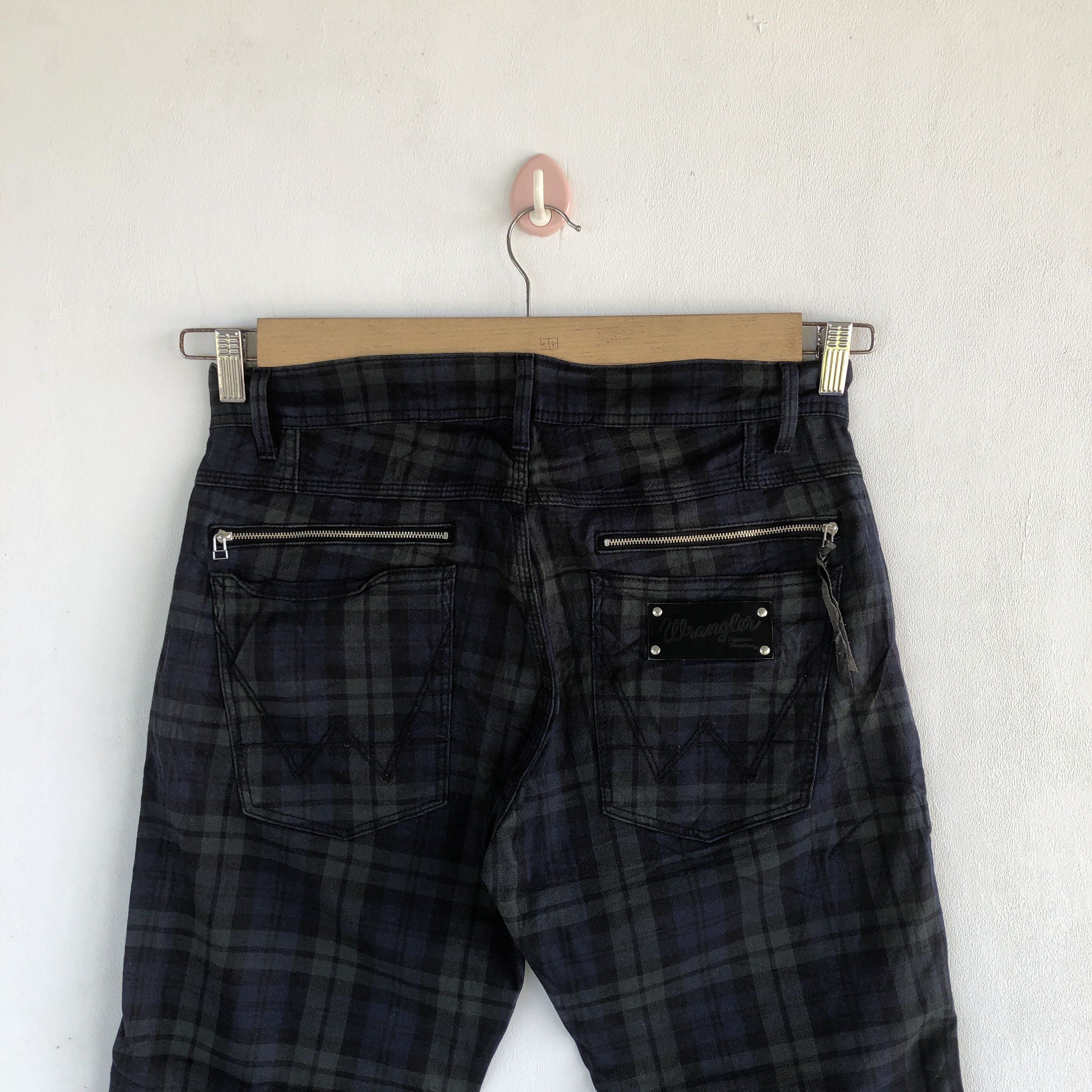 Wrangler Vintage Wrangler Plaid Tartan Jeans Wrangler Denim Pants Size US 32 / EU 48 - 6 Thumbnail