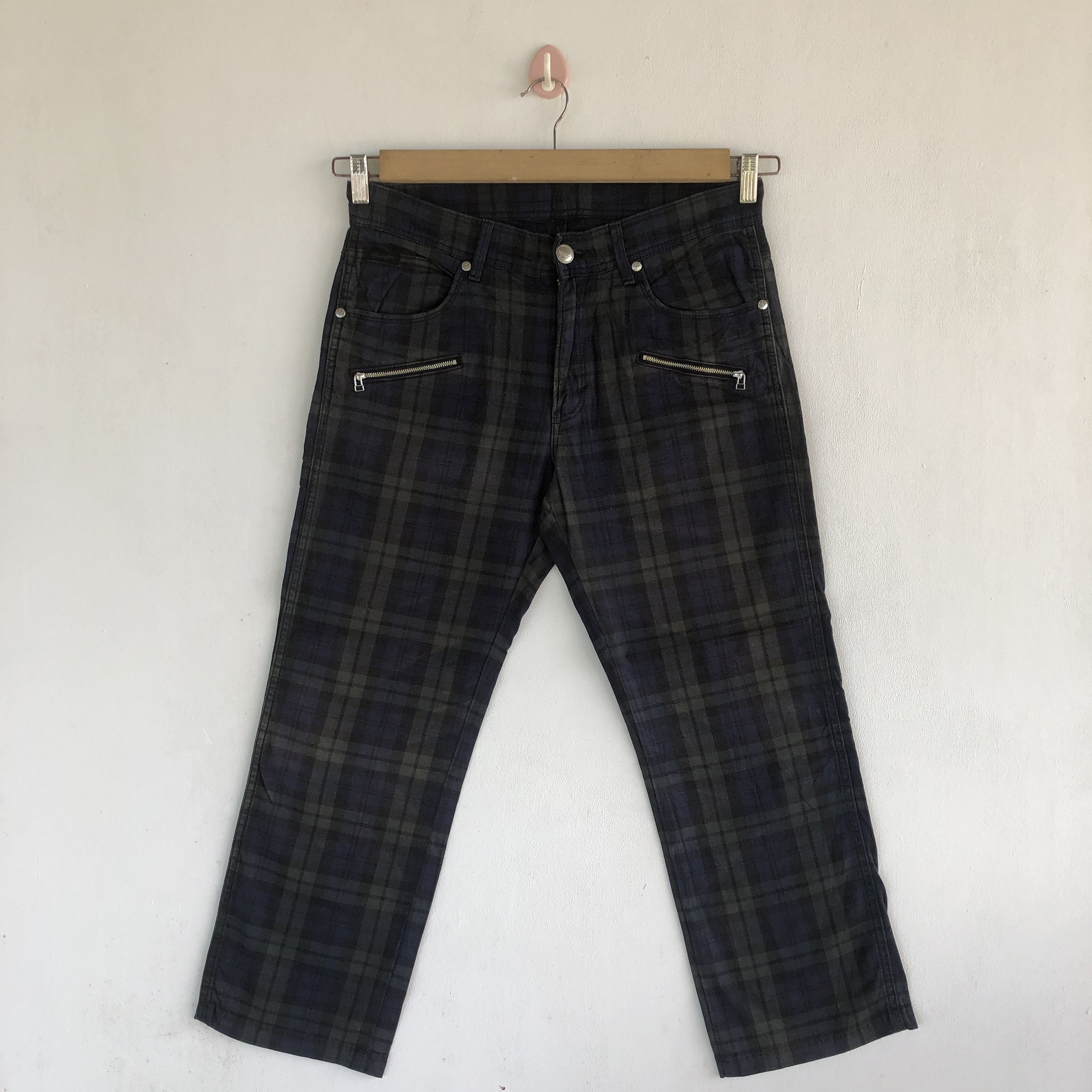 Wrangler Vintage Wrangler Plaid Tartan Jeans Wrangler Denim Pants Size US 32 / EU 48 - 1 Thumbnail