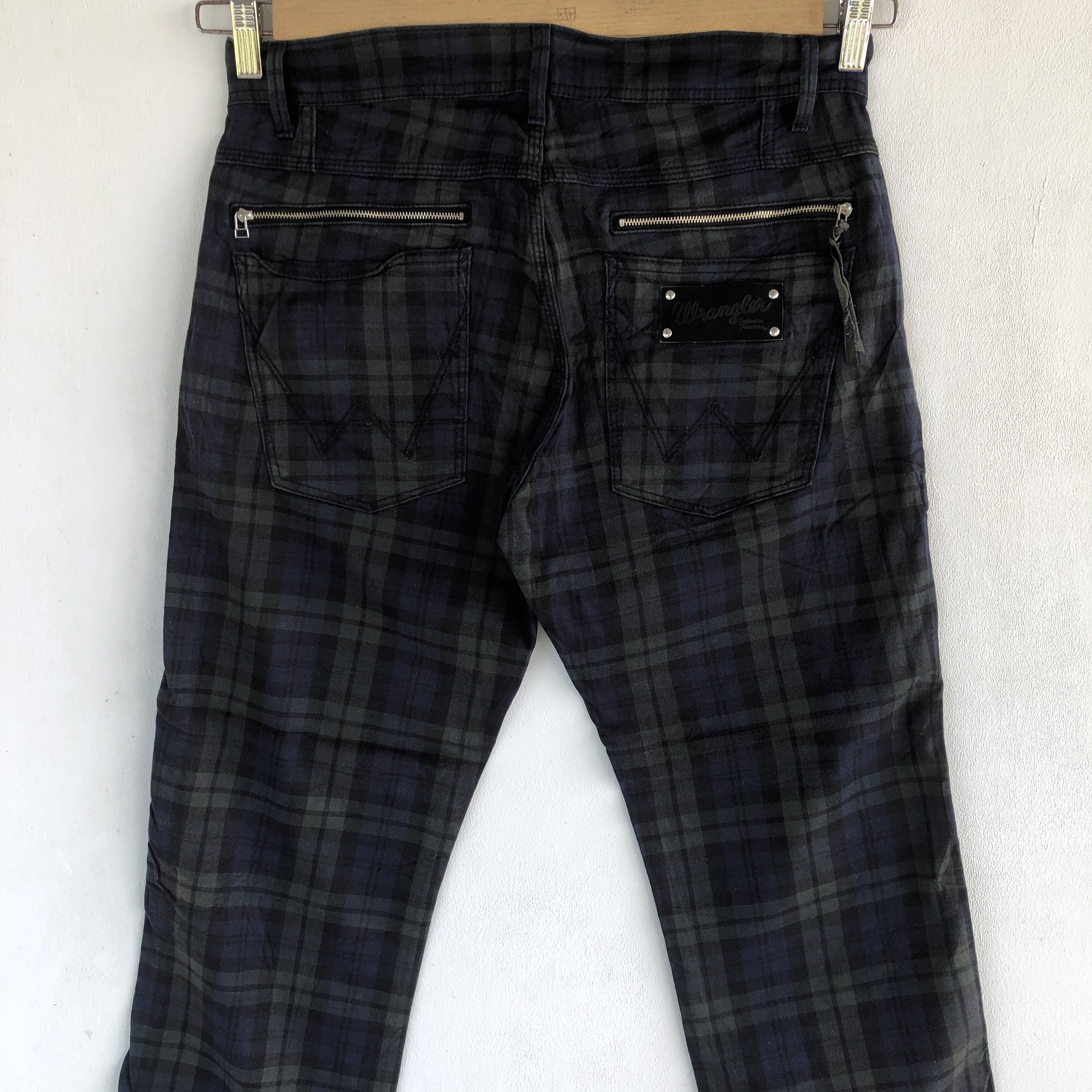 Wrangler Vintage Wrangler Plaid Tartan Jeans Wrangler Denim Pants Size US 32 / EU 48 - 4 Thumbnail