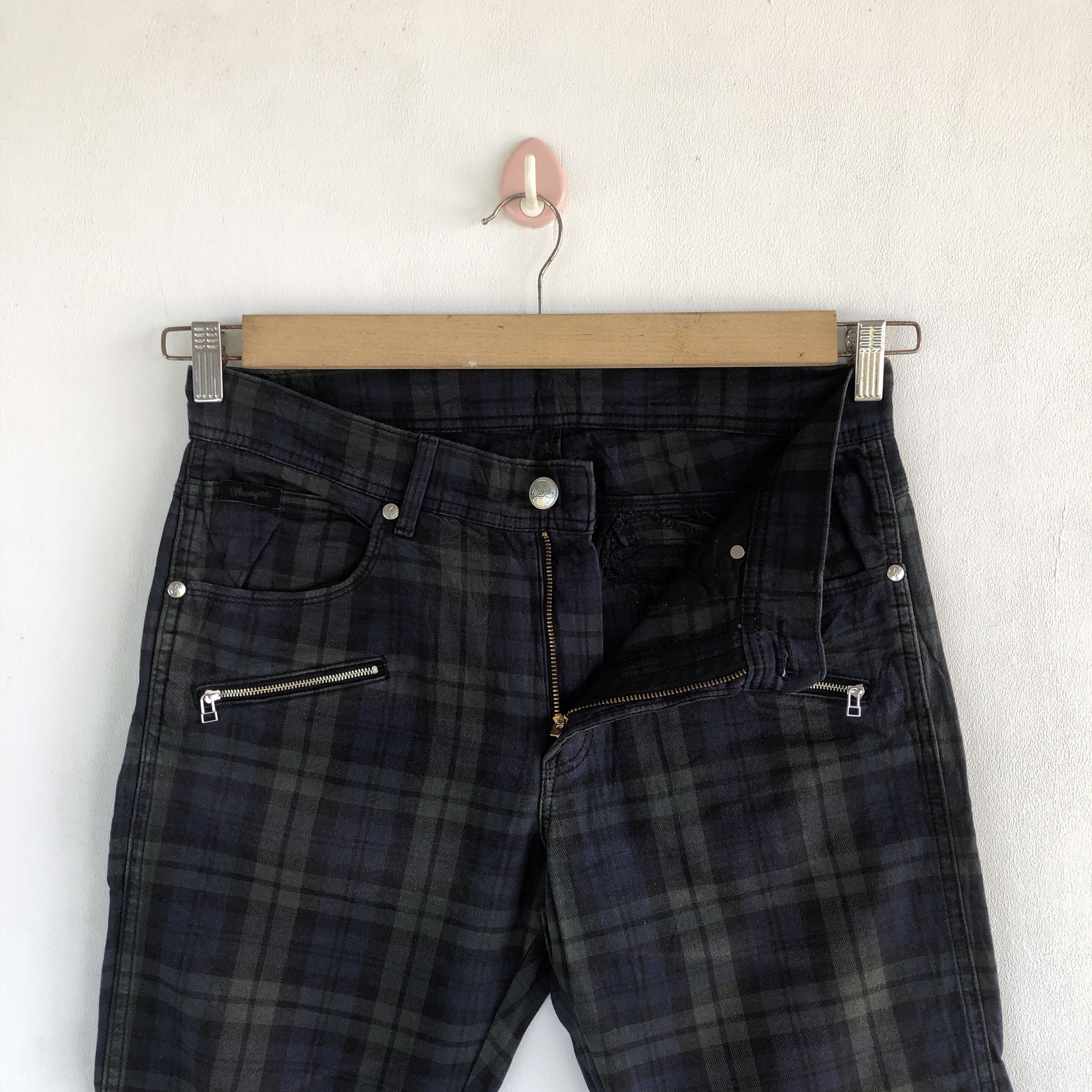 Wrangler Vintage Wrangler Plaid Tartan Jeans Wrangler Denim Pants Size US 32 / EU 48 - 8 Thumbnail