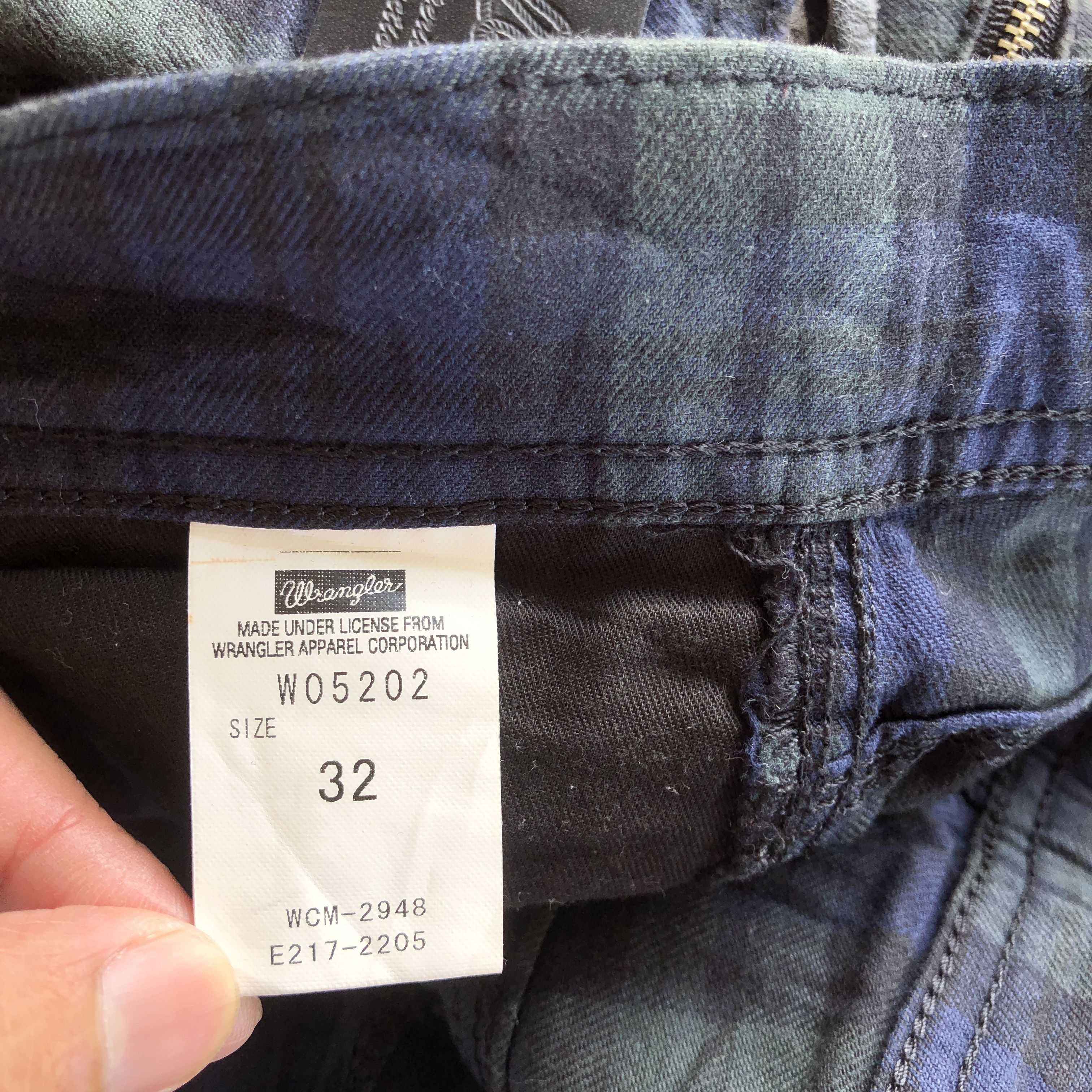 Wrangler Vintage Wrangler Plaid Tartan Jeans Wrangler Denim Pants Size US 32 / EU 48 - 12 Thumbnail
