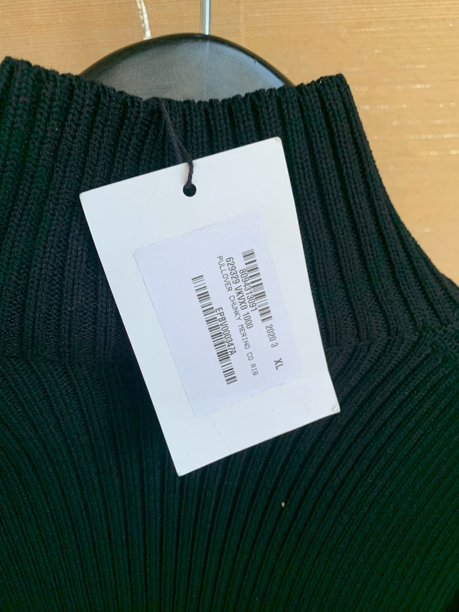 Bottega Veneta Pullover Chunky Merino in Black Size US XL / EU 56 / 4 - 13 Thumbnail